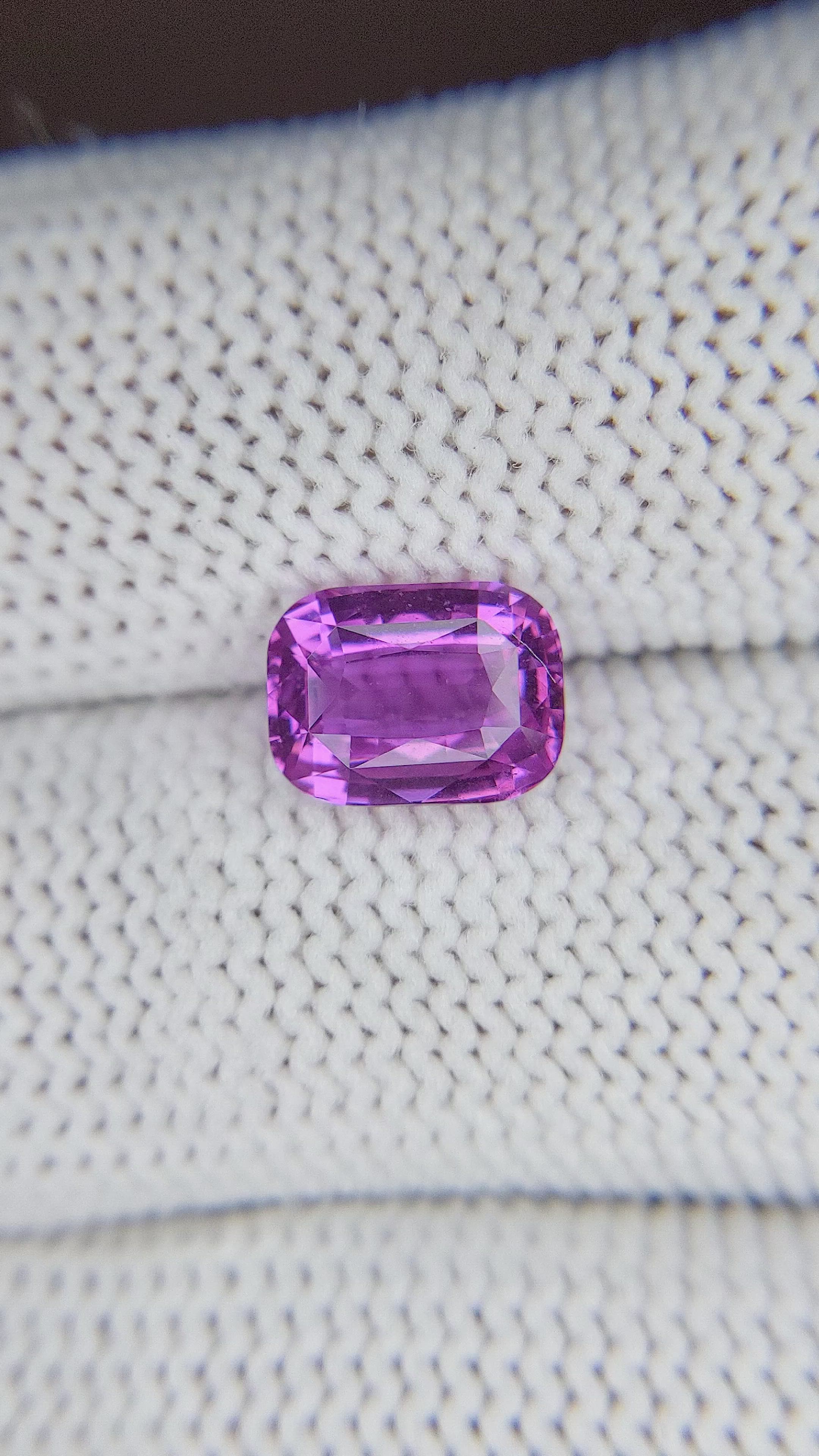 2.57 Ct. Purple Sapphire from Madagascar Size Video