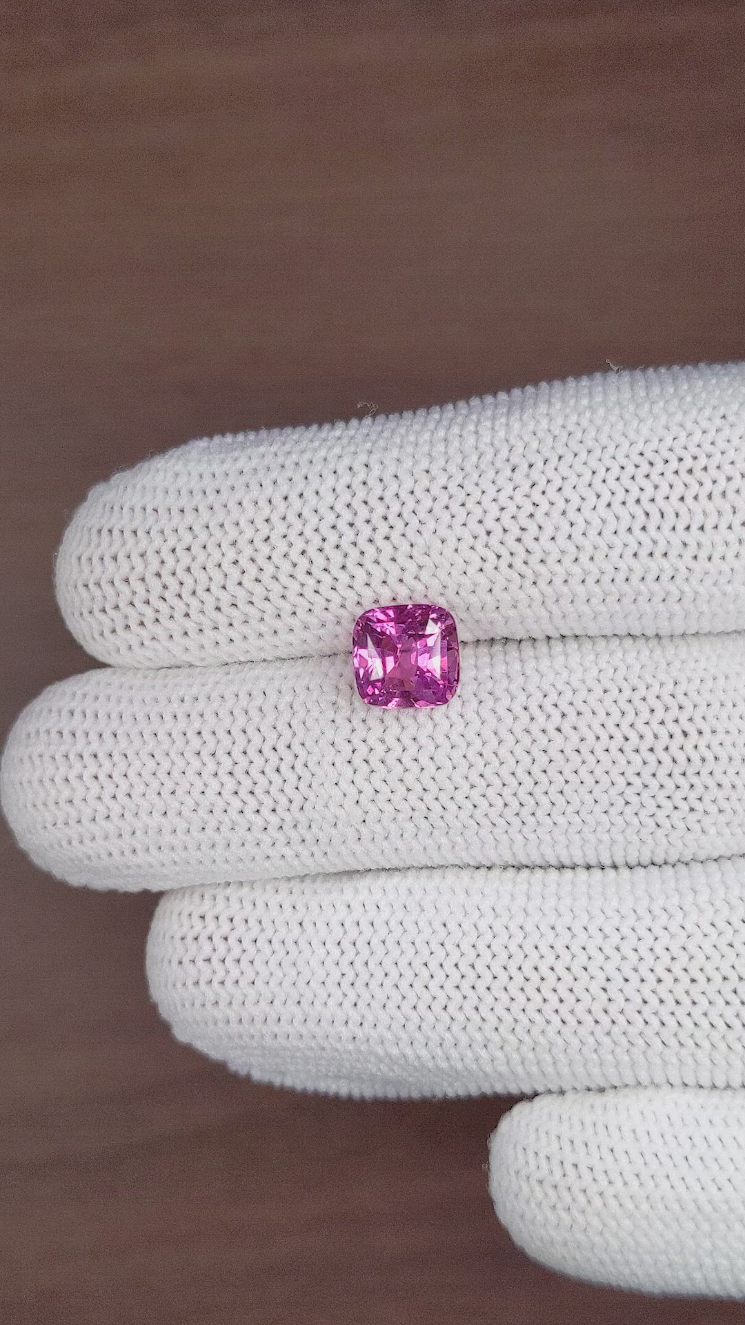 3.56 Ct. Purplish Pink Sapphire from Madagascar Size Video