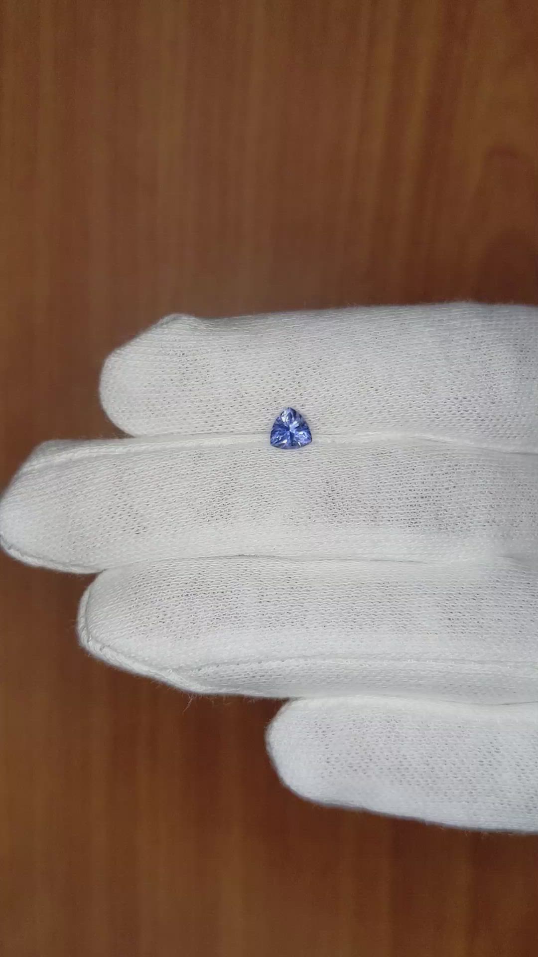 0.52 Ct. Blue Sapphire from Ceylon (Sri Lanka) Size Video