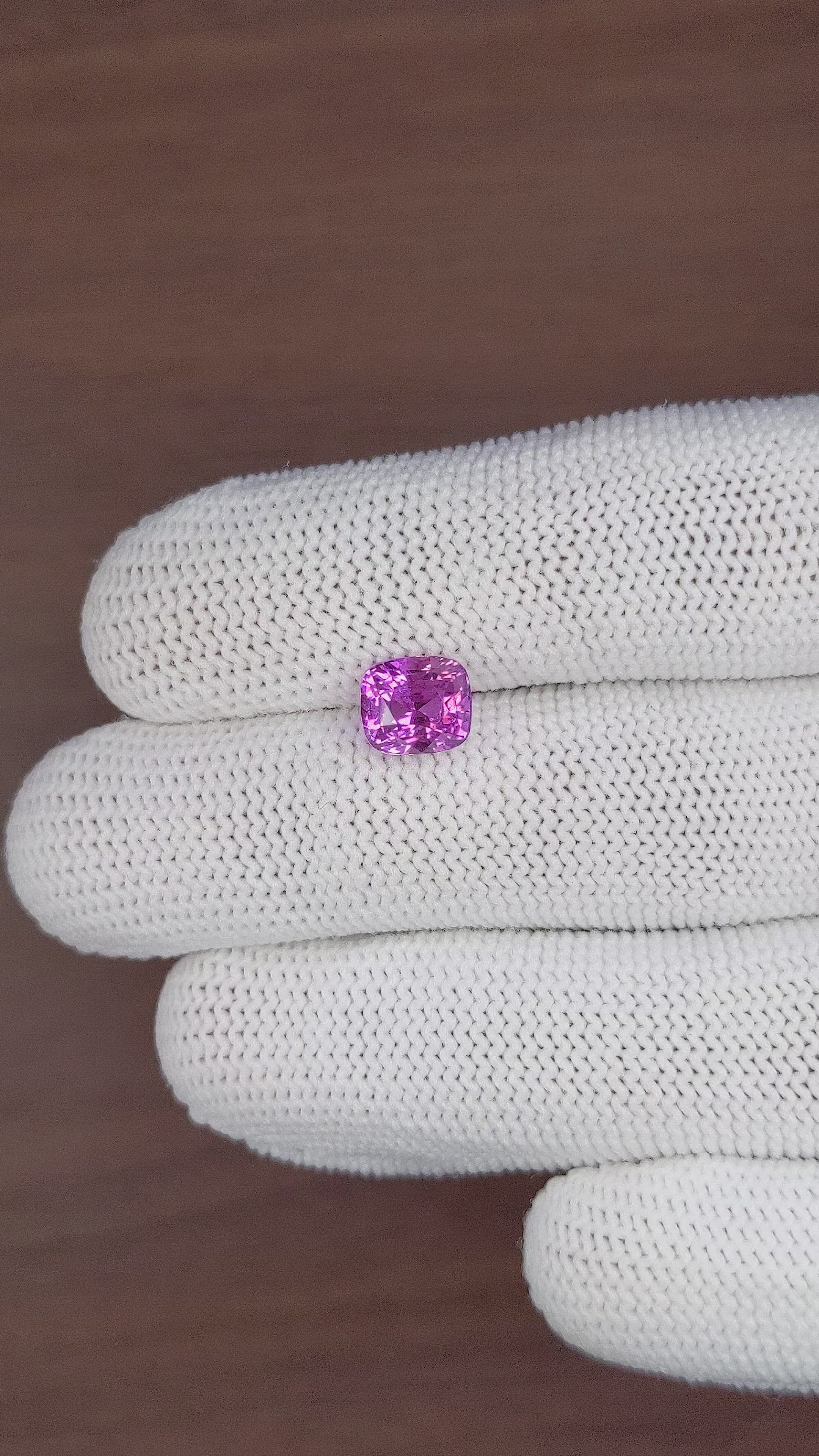3.08 Ct. Purple Sapphire from Madagascar Size Video