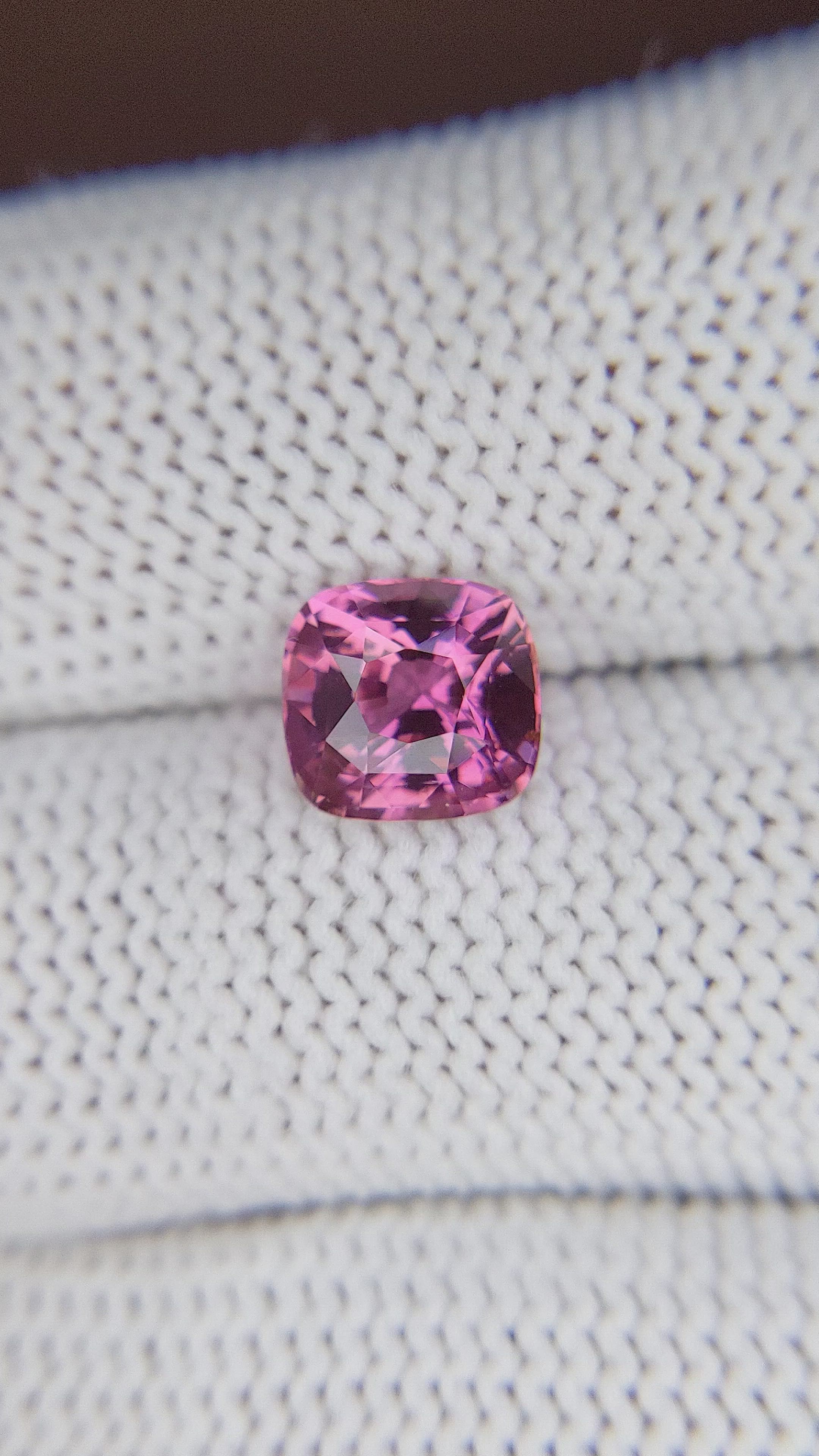 2.53 Ct. Purplish Pink Sapphire from Madagascar Size Video