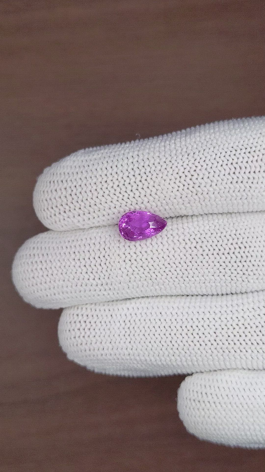 3.03 Ct. Purplish Pink Sapphire from Madagascar Size Video