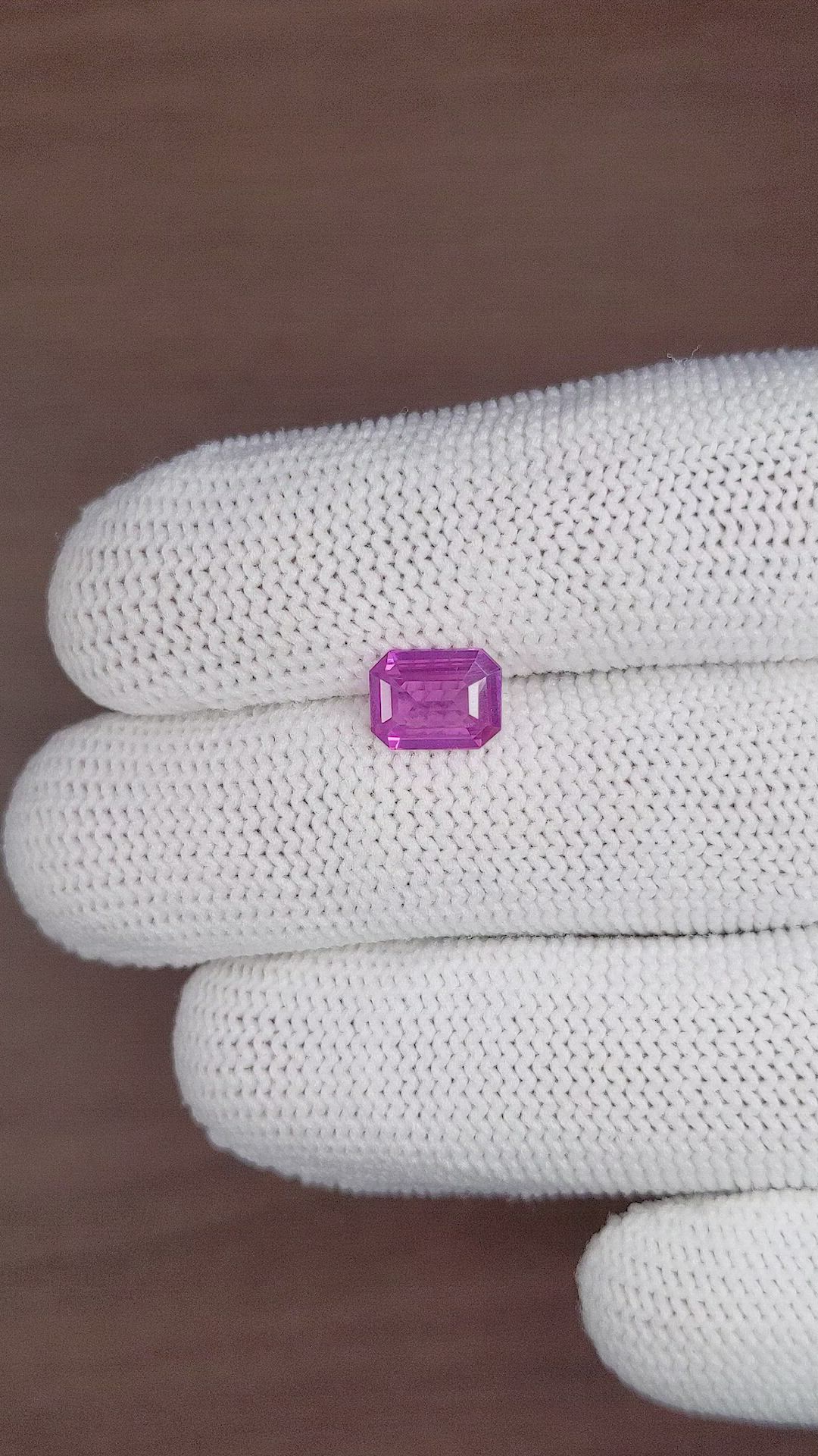 1.64 Ct. Purplish Pink Sapphire from Madagascar Size Video