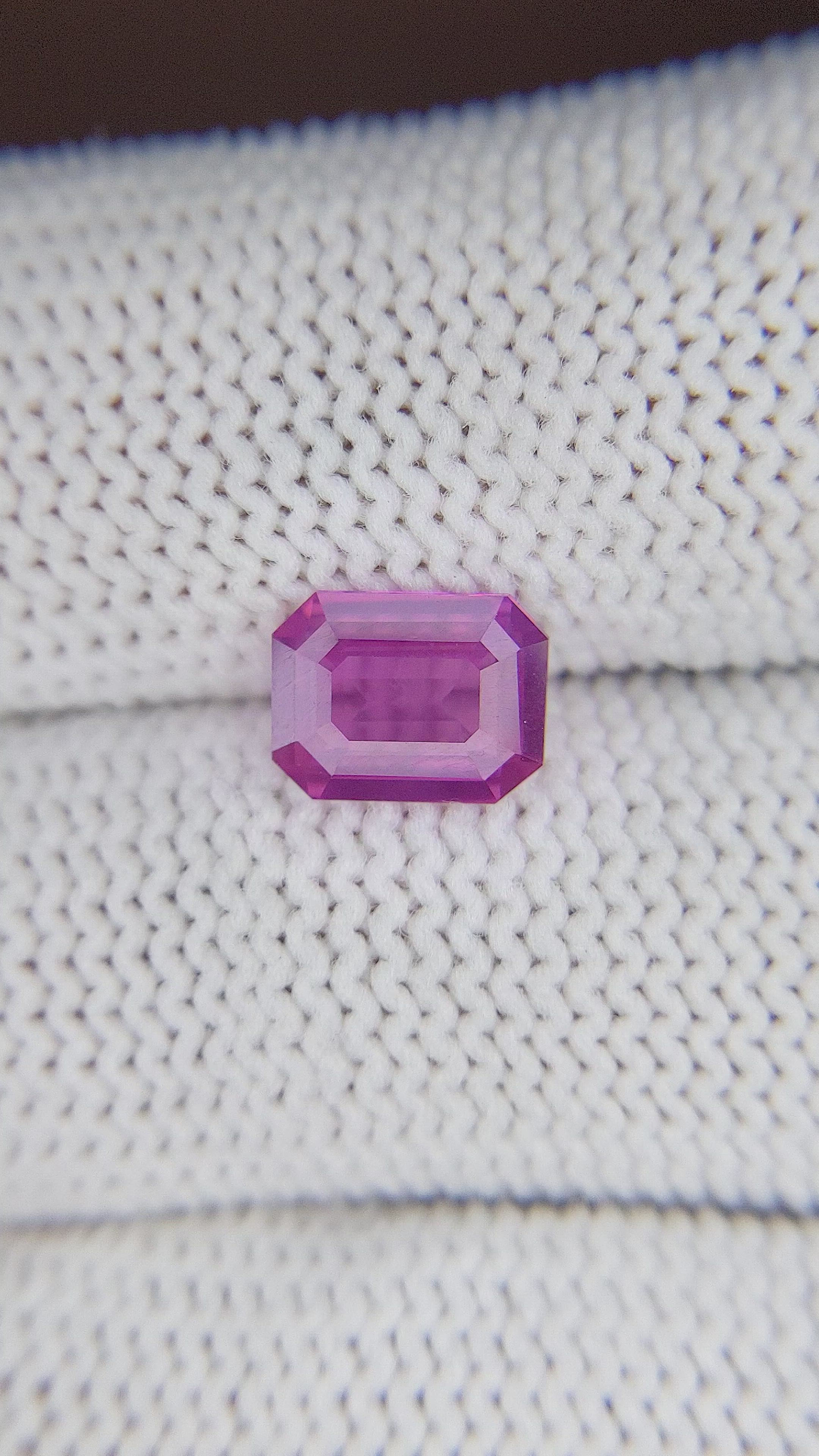 1.64 Ct. Purplish Pink Sapphire from Madagascar Size Video