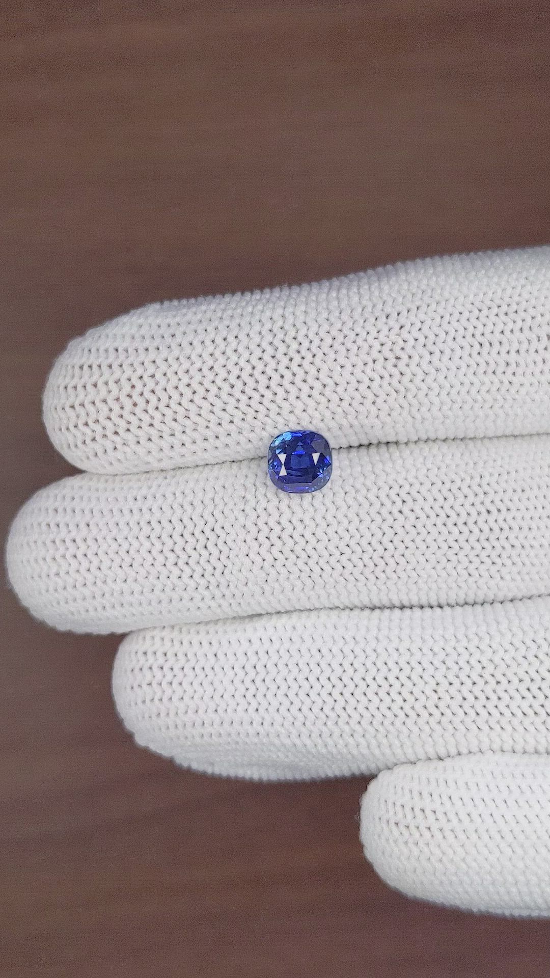 2.07 Ct. Blue Sapphire from Madagascar Size Video