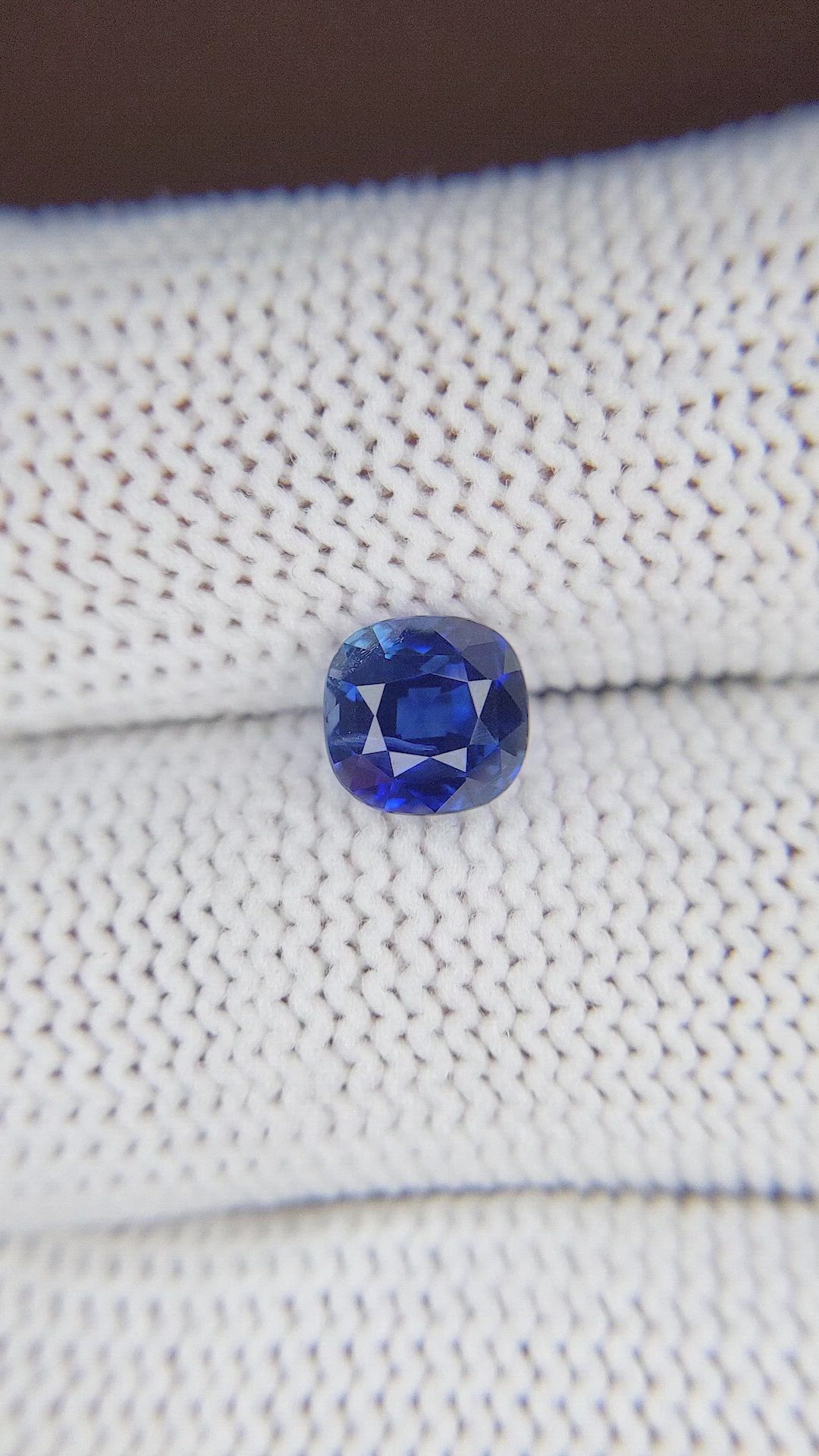 2.07 Ct. Blue Sapphire from Madagascar Size Video