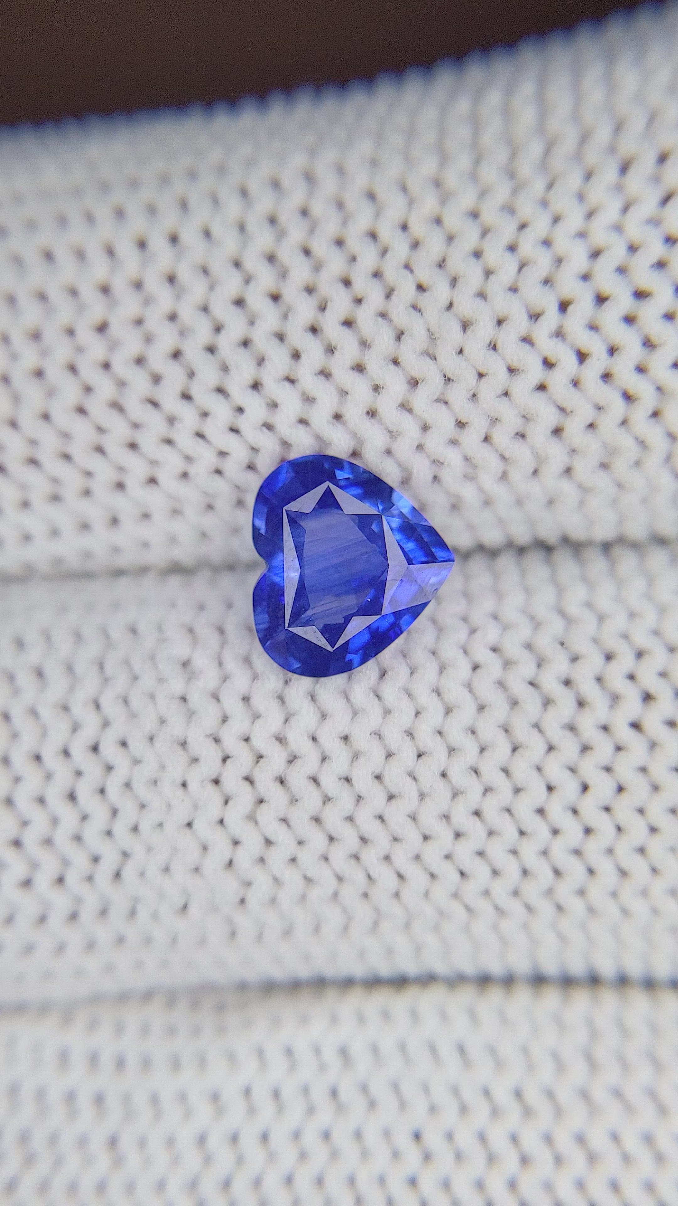 1.60 Ct. Blue Sapphire from Ceylon (Sri Lanka) Size Video