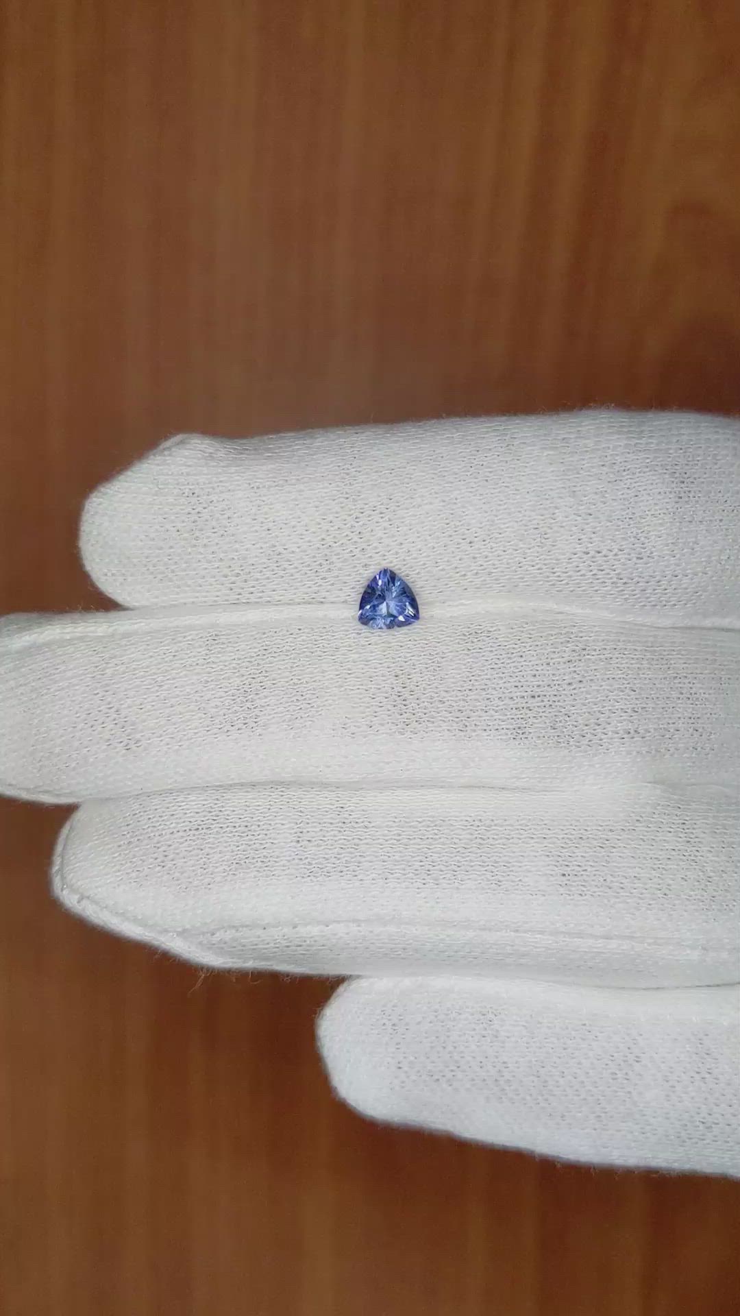 0.52 Ct. Blue Sapphire from Ceylon (Sri Lanka) Size Video