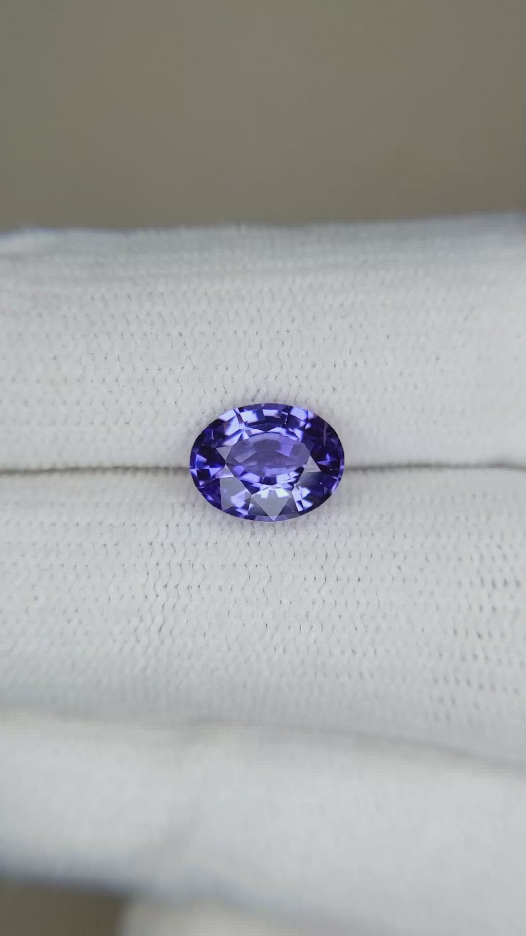 2.05 Ct. Violet Sapphire from Ceylon (Sri Lanka) Size Video