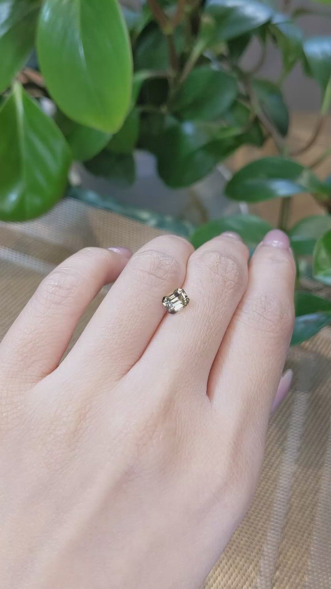 1.34 Ct. Bi Color Sapphire from Madagascar Size Video