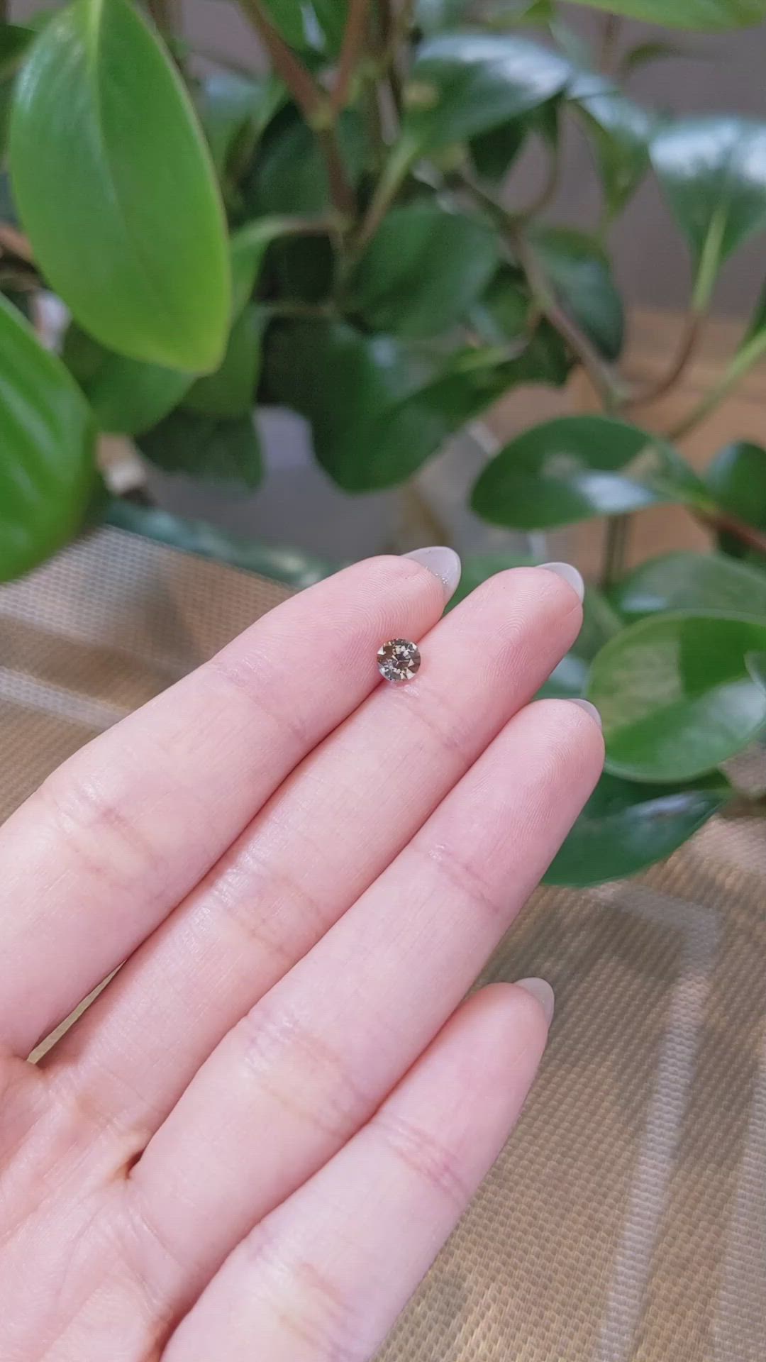 0.45 Ct. Bi Color Sapphire from Montana Size Video