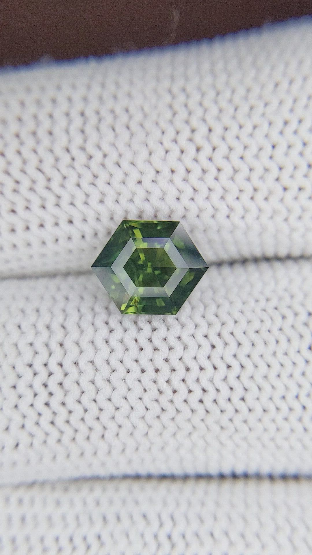 2.51 Ct. Green Sapphire from Australia Size Video