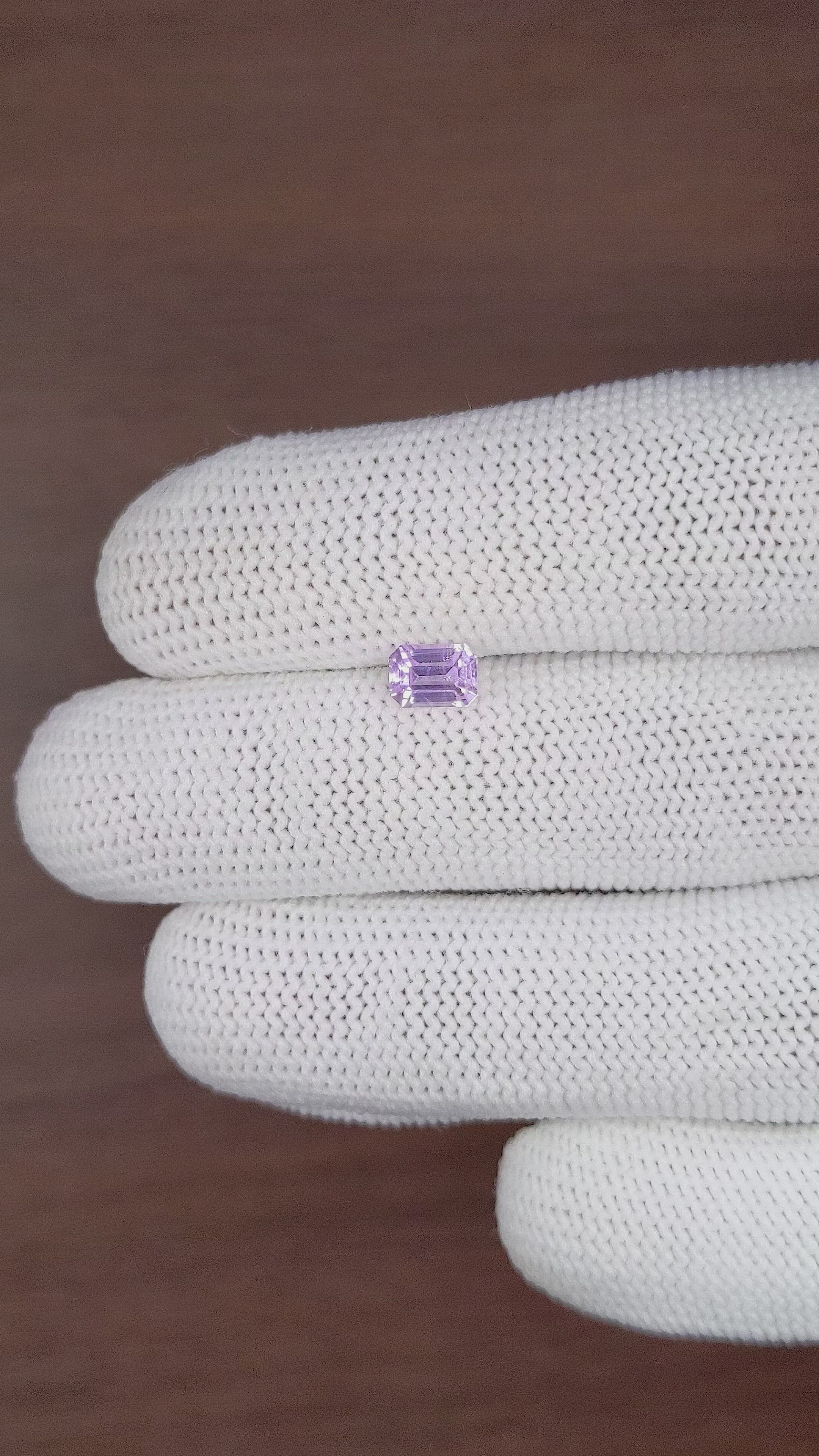 1.02 Ct. Purple Sapphire from Ceylon (Sri Lanka) Size Video