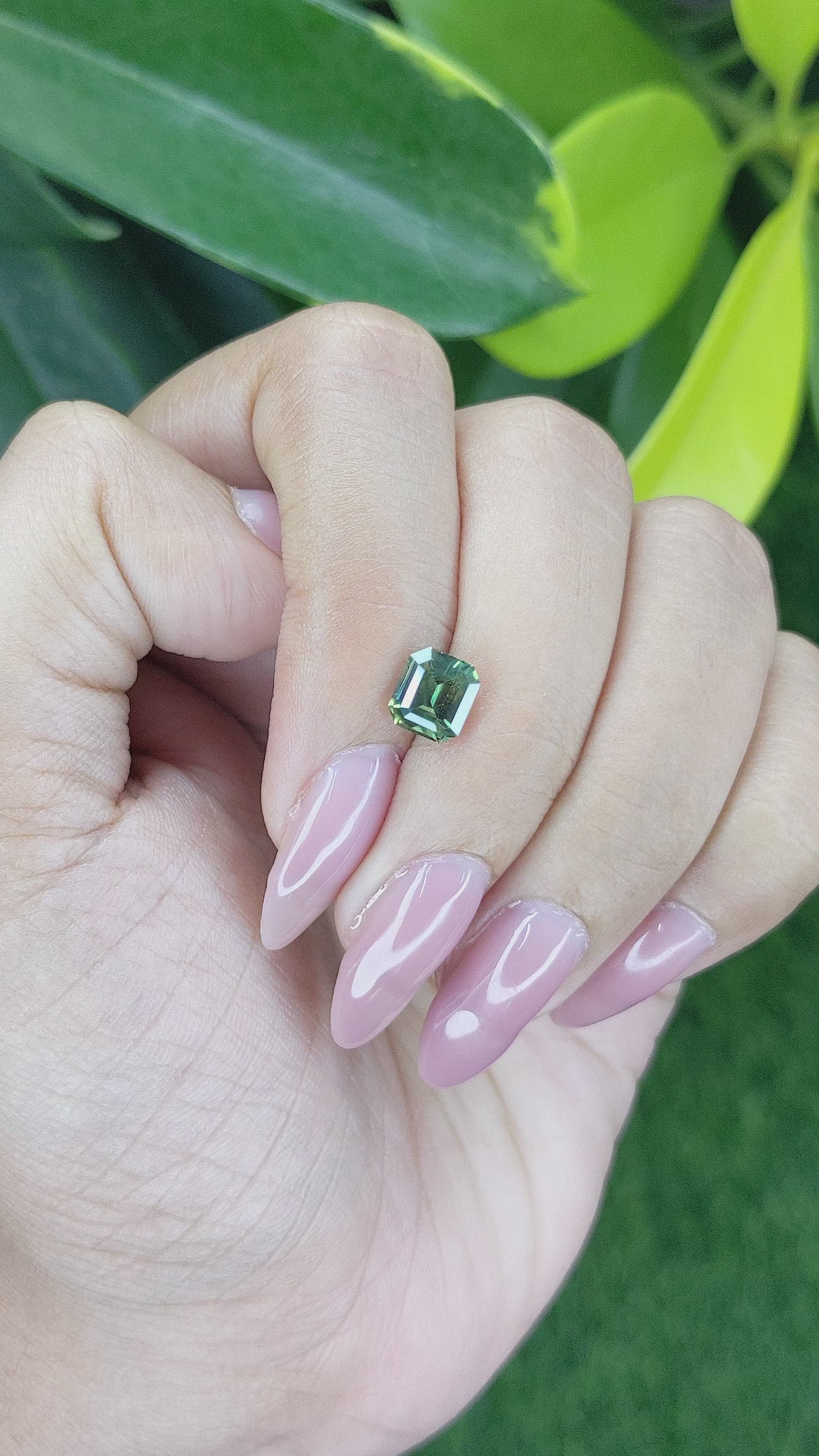 1.61 Ct. Bi Color Sapphire from Madagascar Size Video