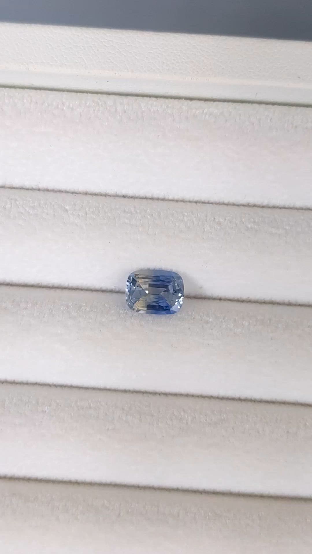 2.18 Ct. Bi Color Sapphire from Ceylon (Sri Lanka) Size Video