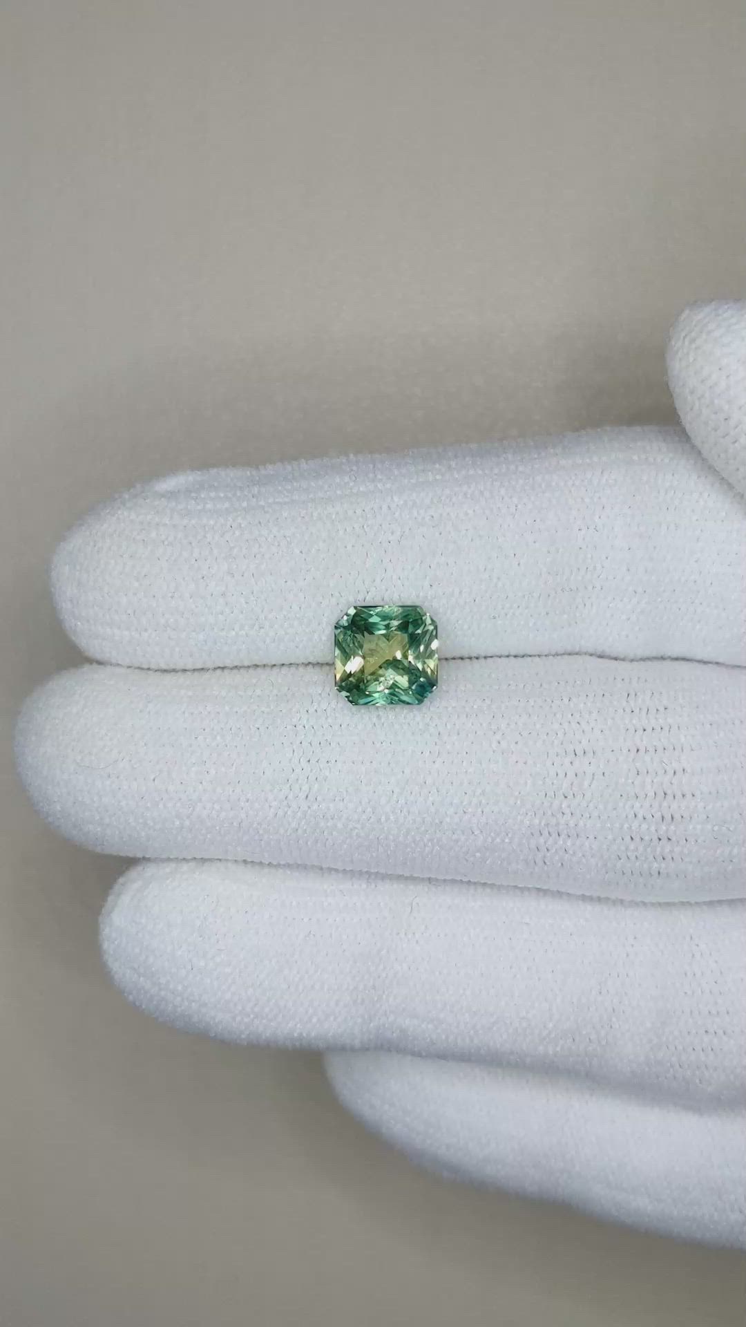 2.31 Ct. Bi Color / Parti Sapphire from Madagascar Size Video