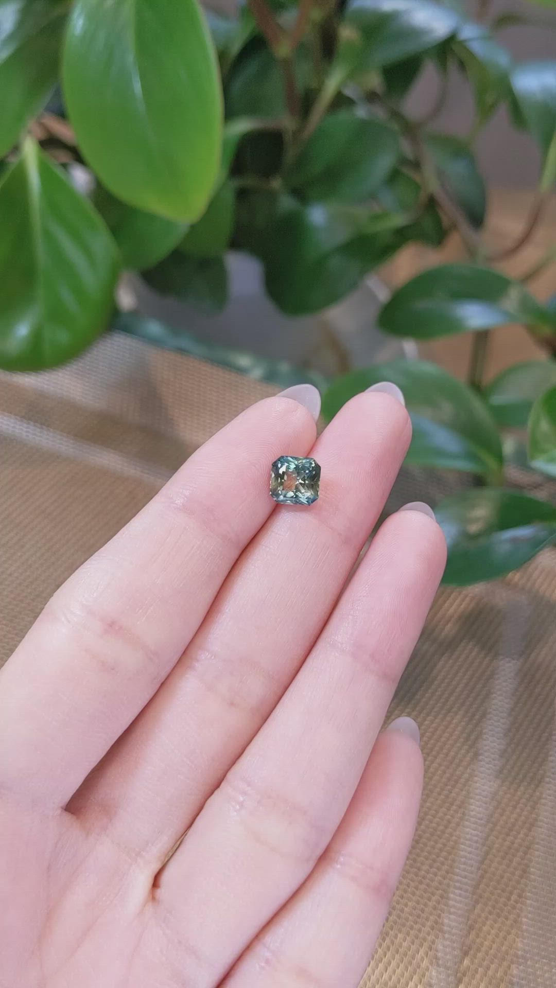 2.31 Ct. Bi Color / Parti Sapphire from Madagascar Size Video