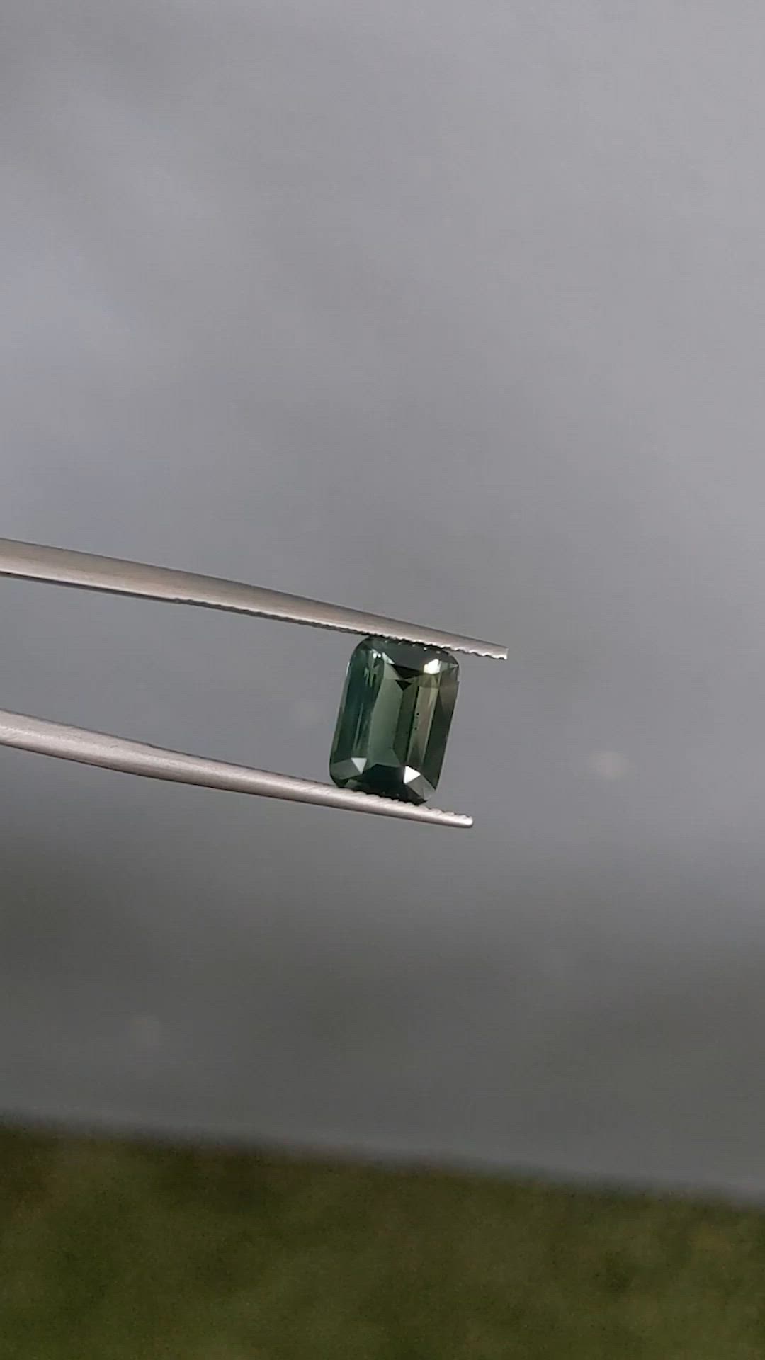 3.02 Ct. Green Sapphire from Madagascar Size Video