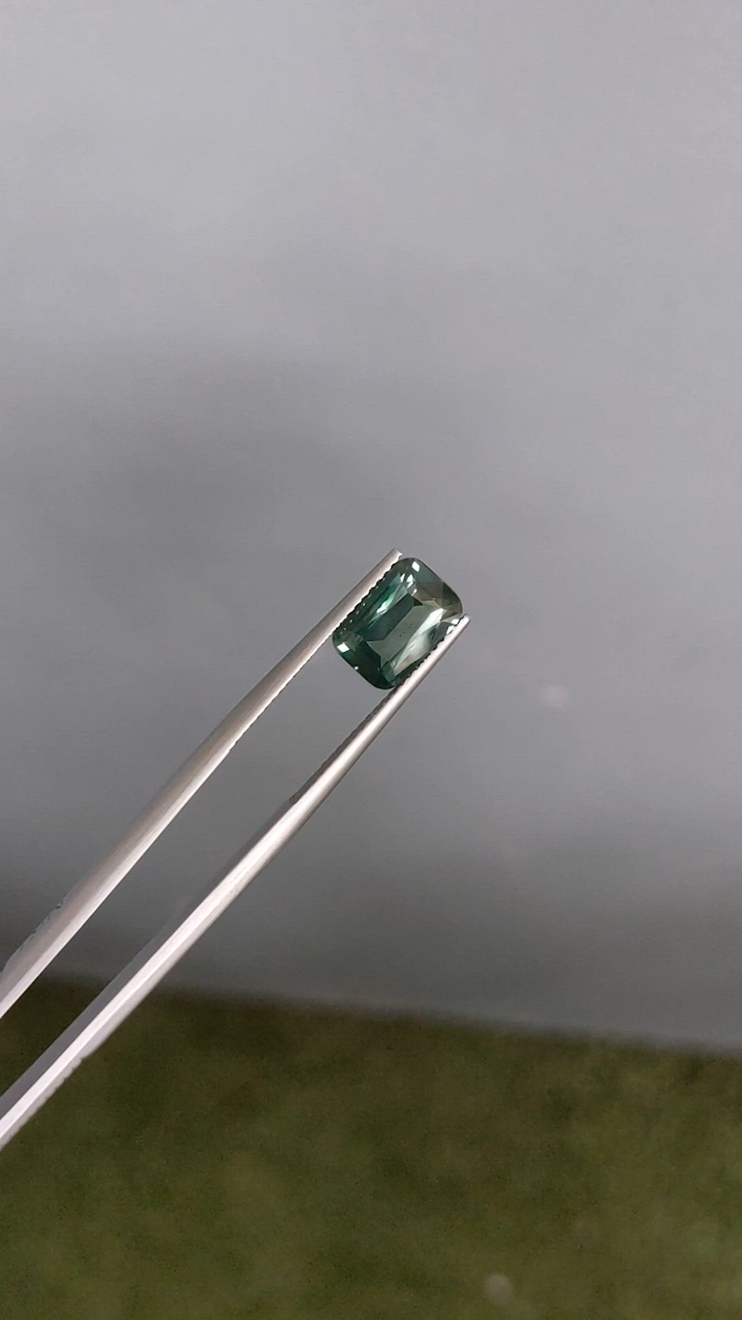 3.02 Ct. Green Sapphire from Madagascar Size Video