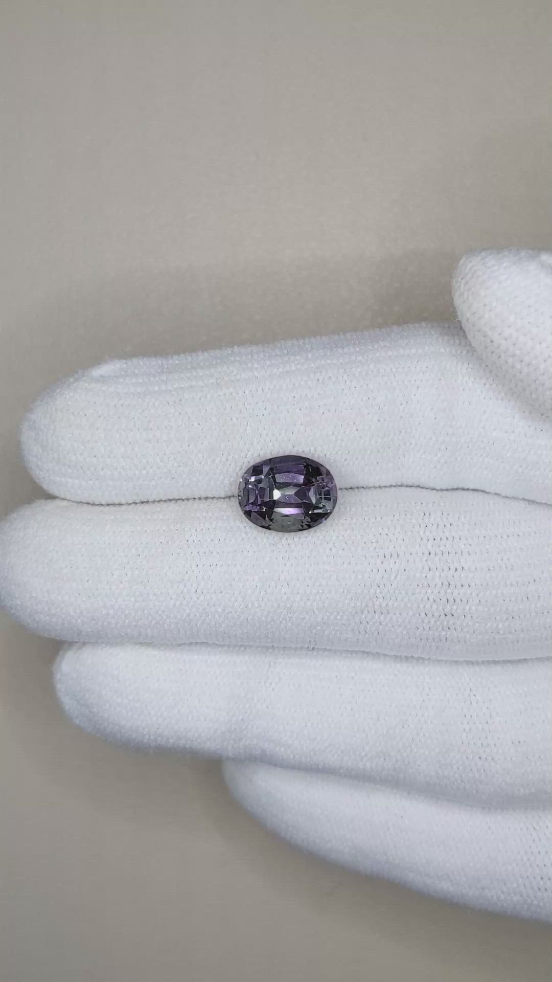 3.28 Ct. Bi Color Sapphire from Ceylon (Sri Lanka) Size Video