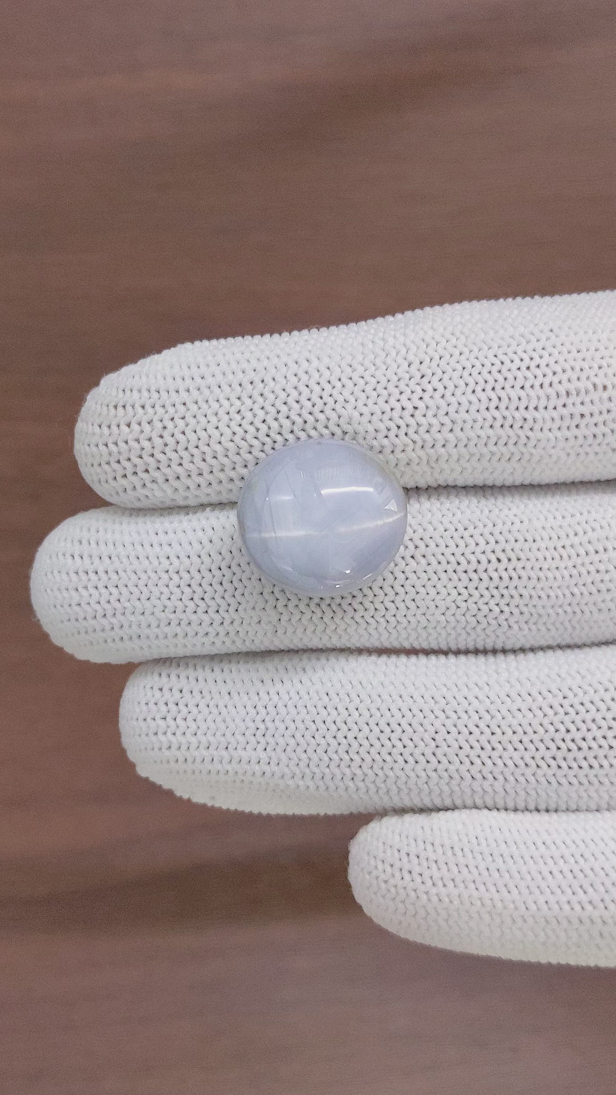30.71 Ct. Grey Star Sapphire from Ceylon (Sri Lanka) Size Video