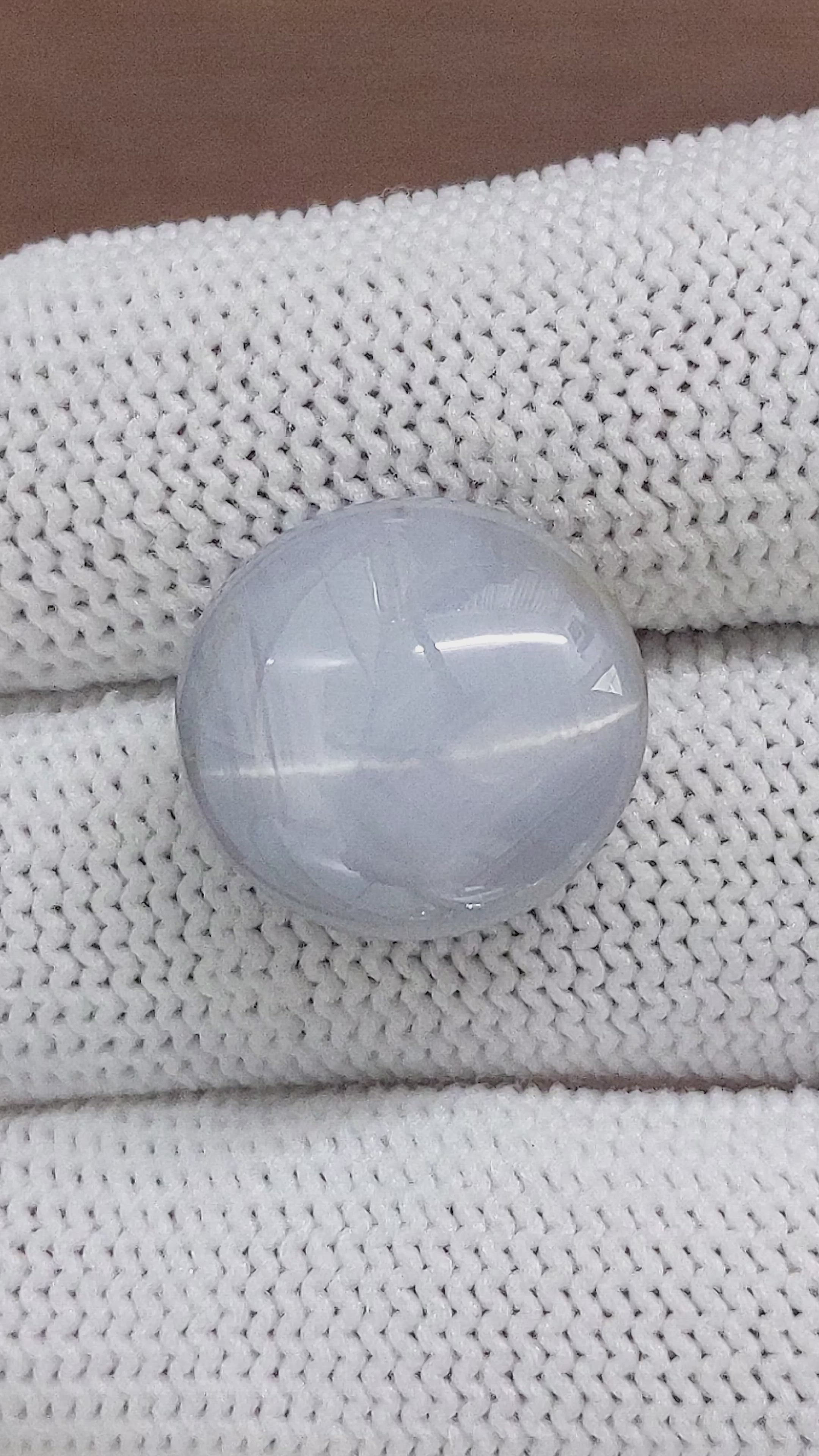 30.71 Ct. Grey Star Sapphire from Ceylon (Sri Lanka) Size Video