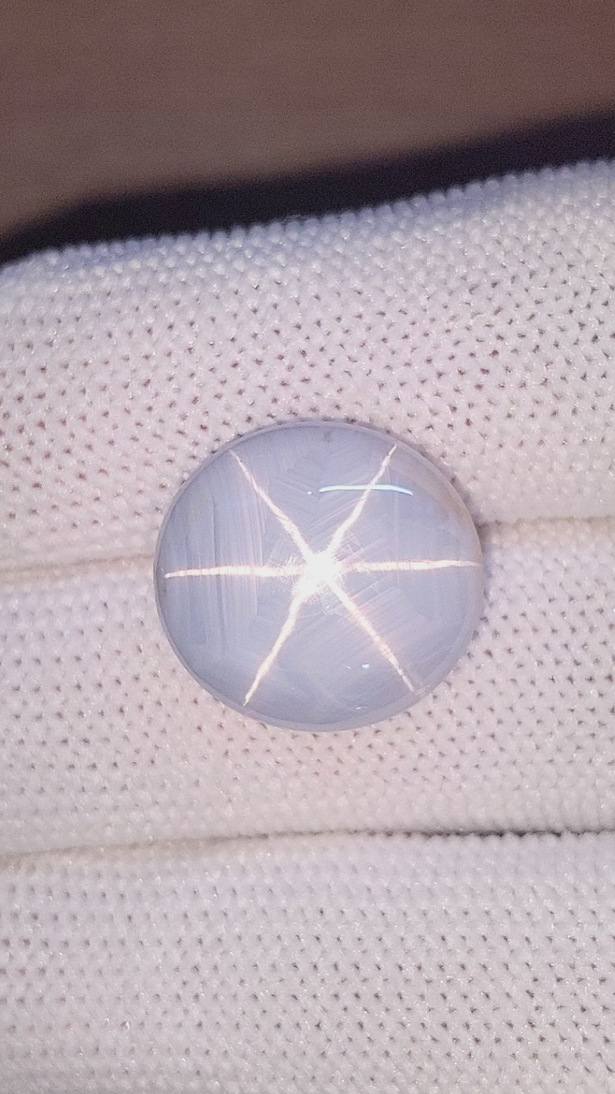 30.71 Ct. Grey Star Sapphire from Ceylon (Sri Lanka) Size Video