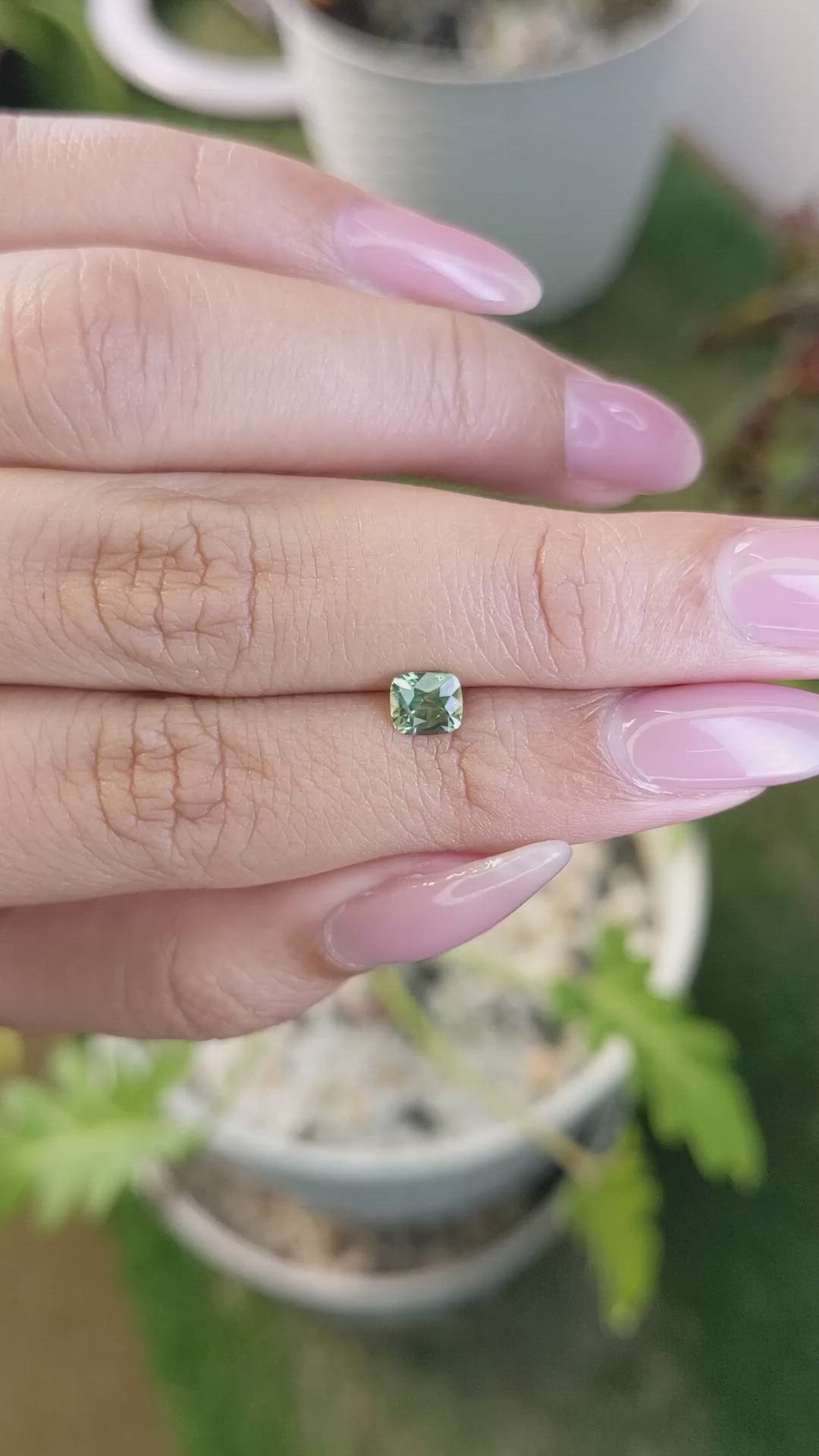 0.62 Ct. Bi Color Sapphire from Madagascar Size Video