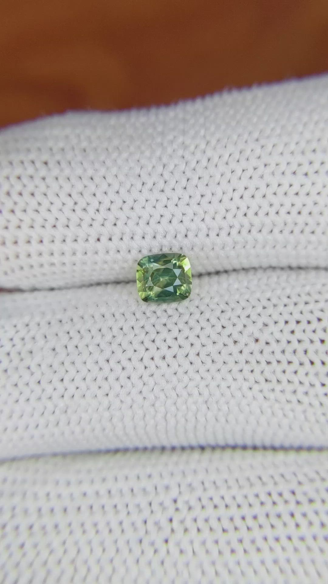 0.62 Ct. Bi Color Sapphire from Madagascar Size Video