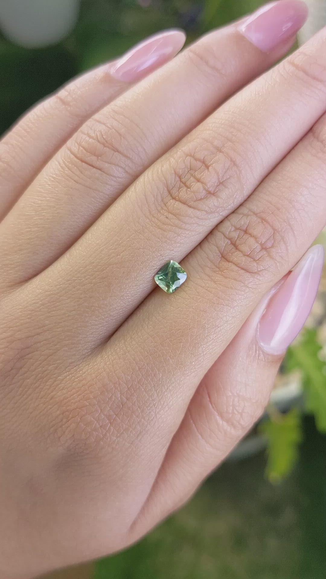 0.62 Ct. Bi Color Sapphire from Madagascar Size Video