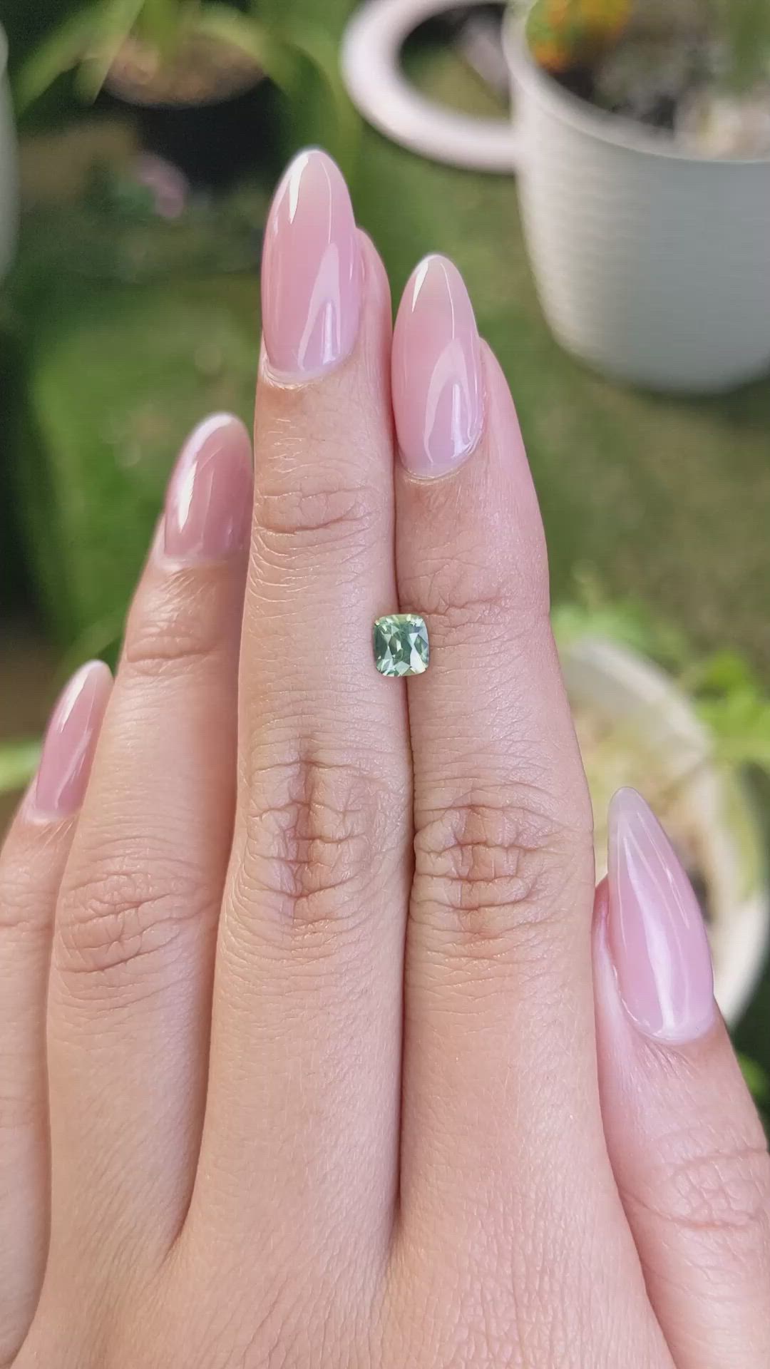 0.62 Ct. Bi Color Sapphire from Madagascar Size Video