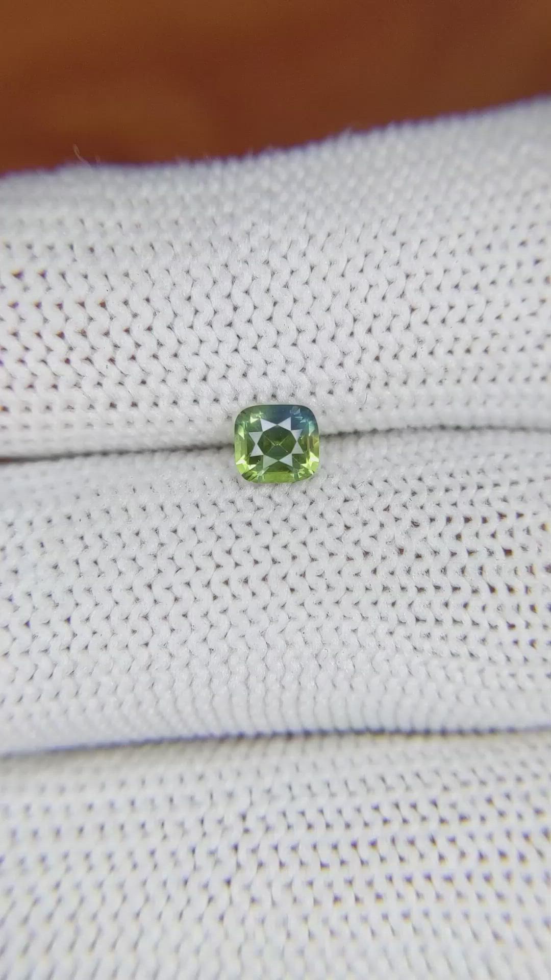 0.53 Ct. Bi Color Sapphire from Madagascar Size Video
