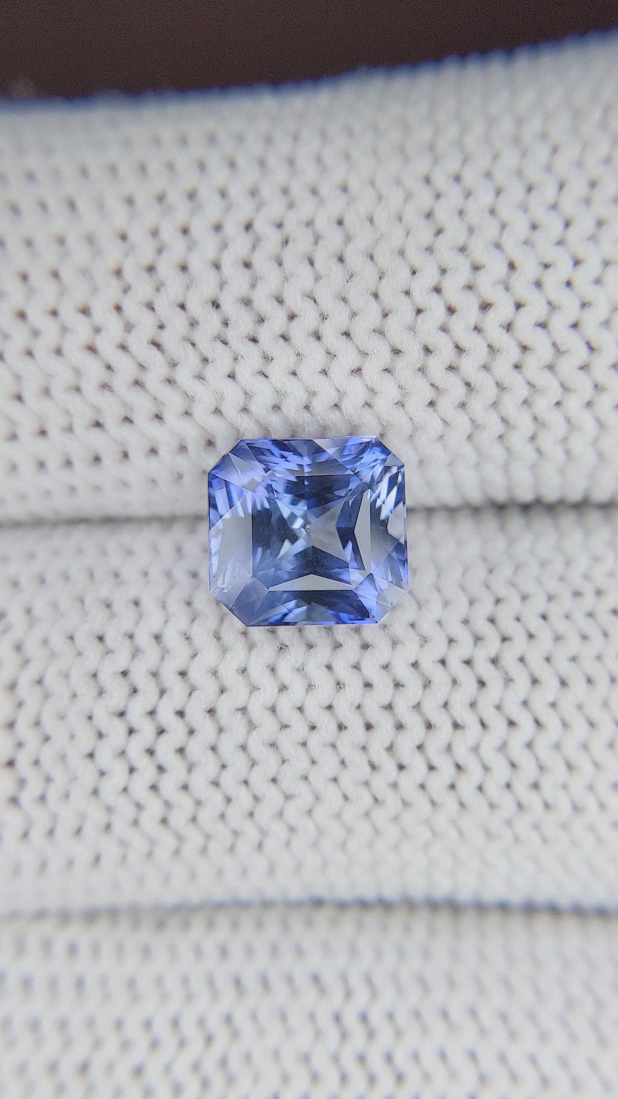 3.13 Ct. Blue Sapphire from Ceylon (Sri Lanka) Size Video