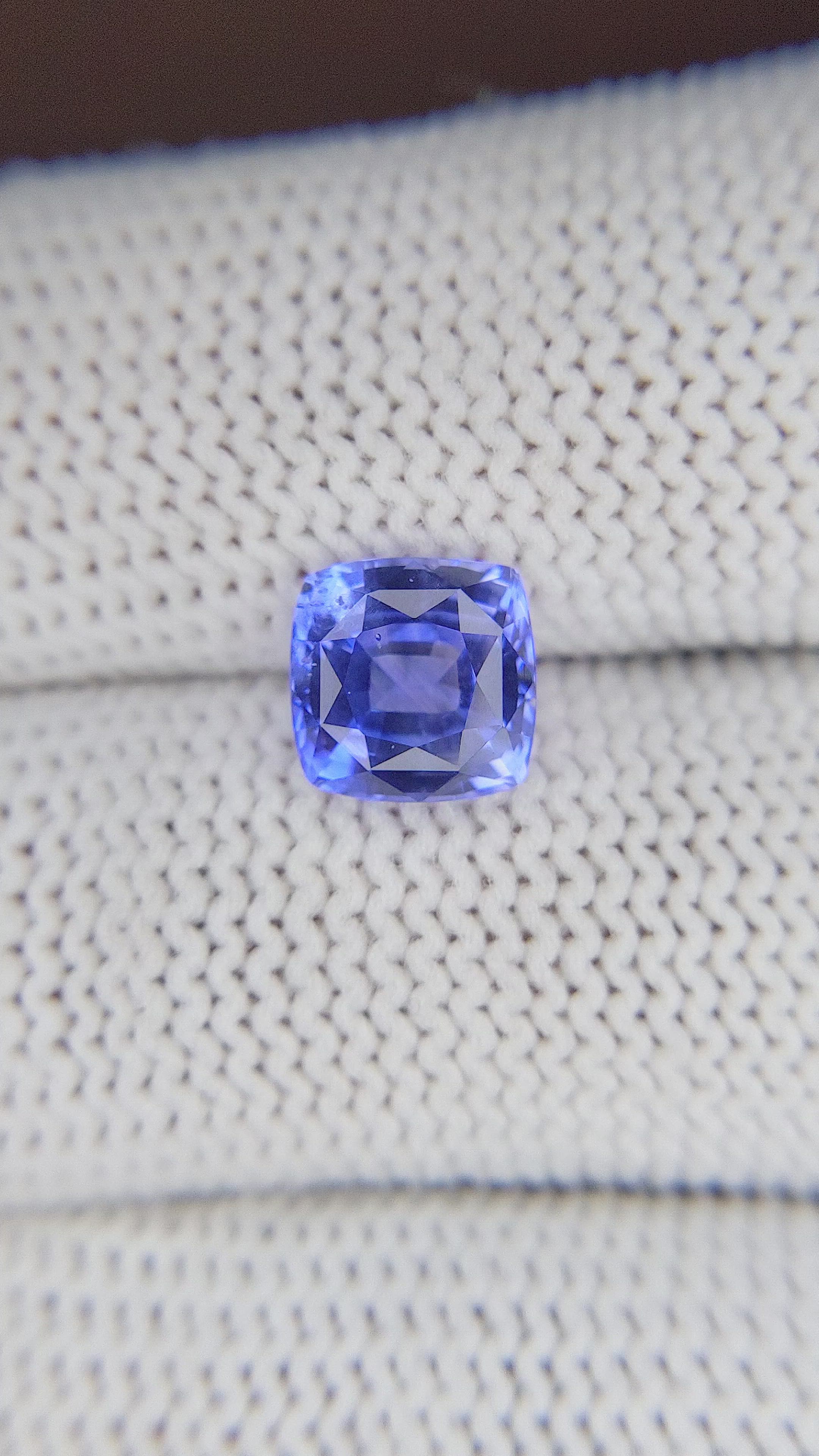 2.59 Ct. Blue Sapphire from Ceylon (Sri Lanka) Size Video