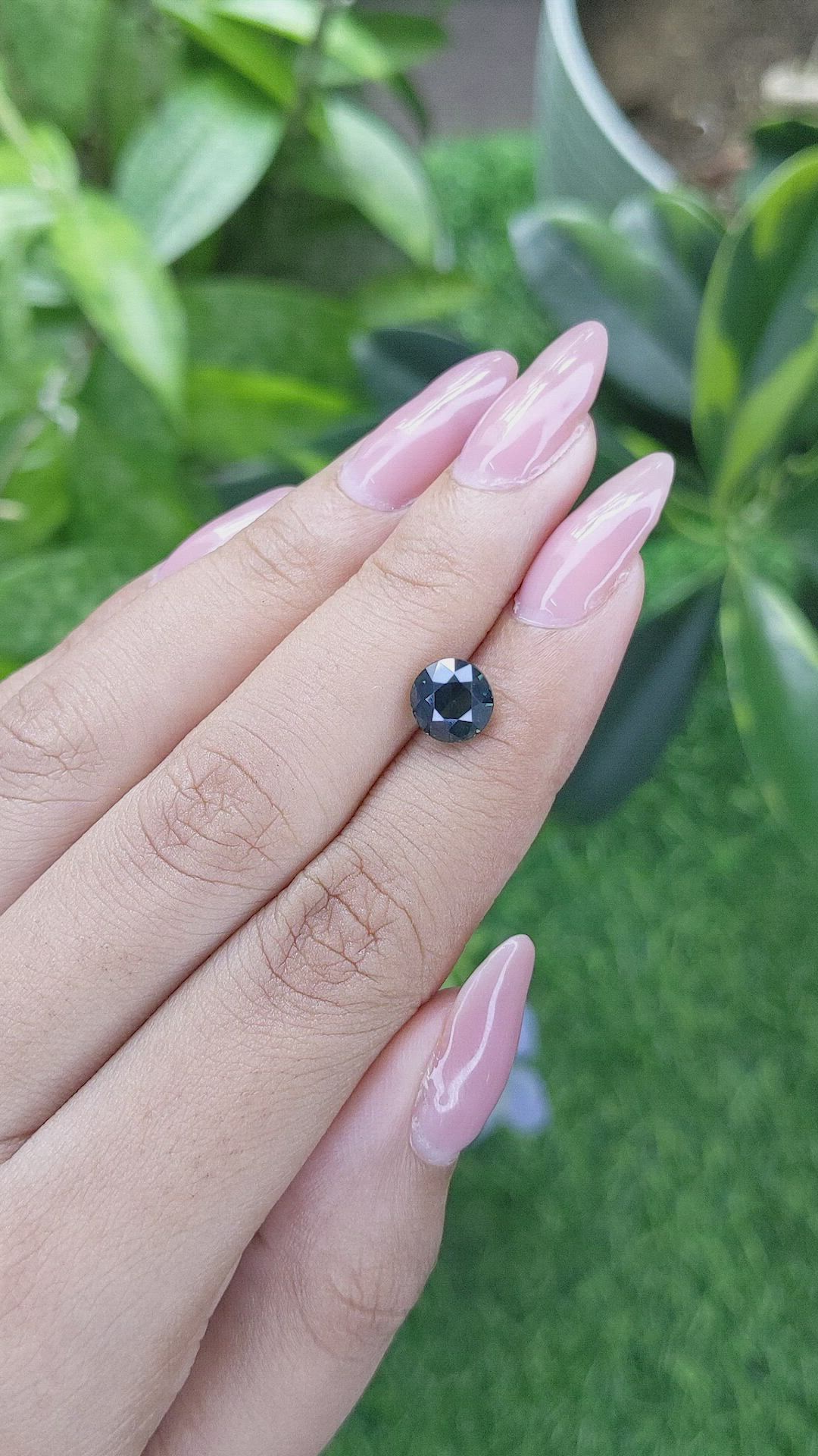 2.13 Ct. Green Sapphire from Madagascar Size Video