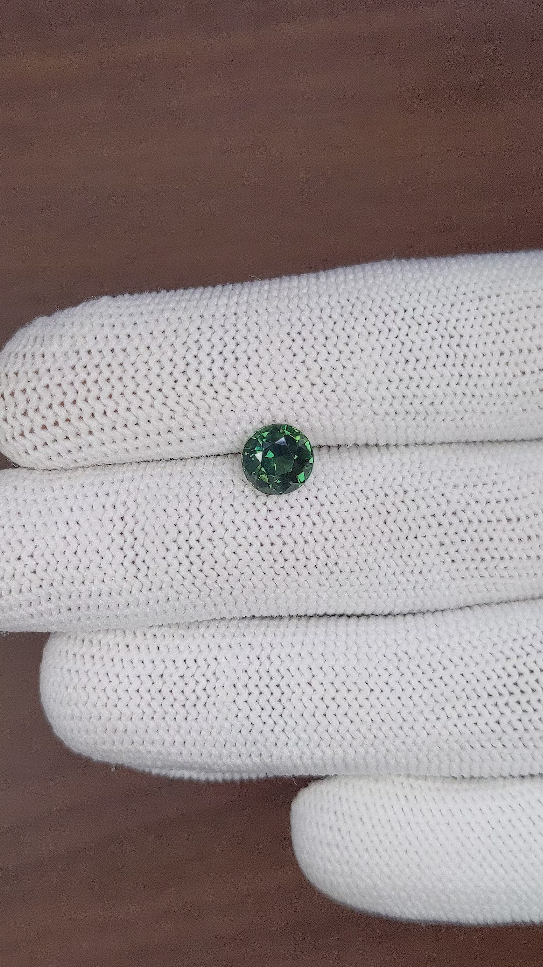 2.13 Ct. Green Sapphire from Madagascar Size Video