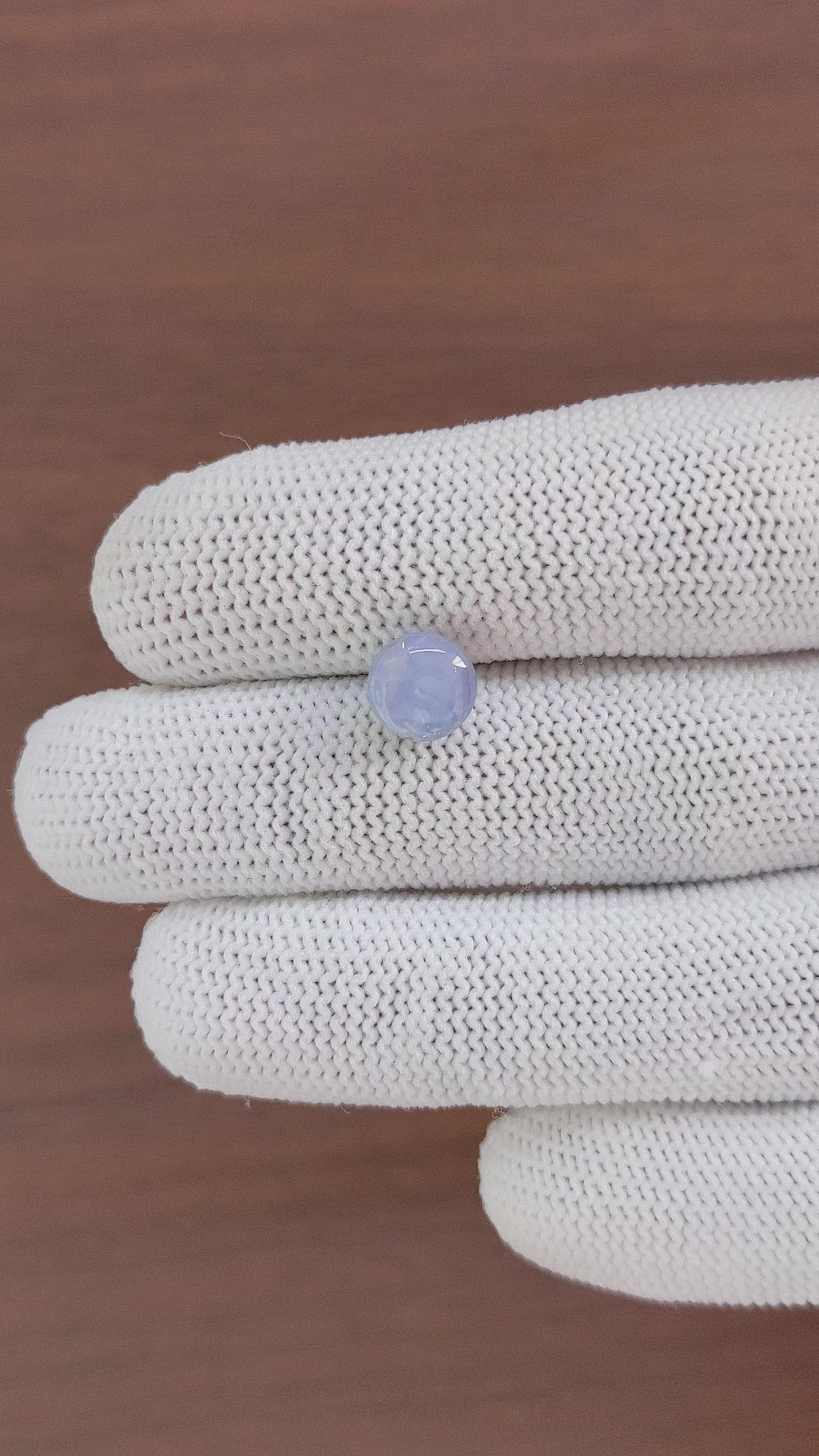 3.00 Ct. Greyish Blue Star Sapphire from Ceylon (Sri Lanka) Size Video