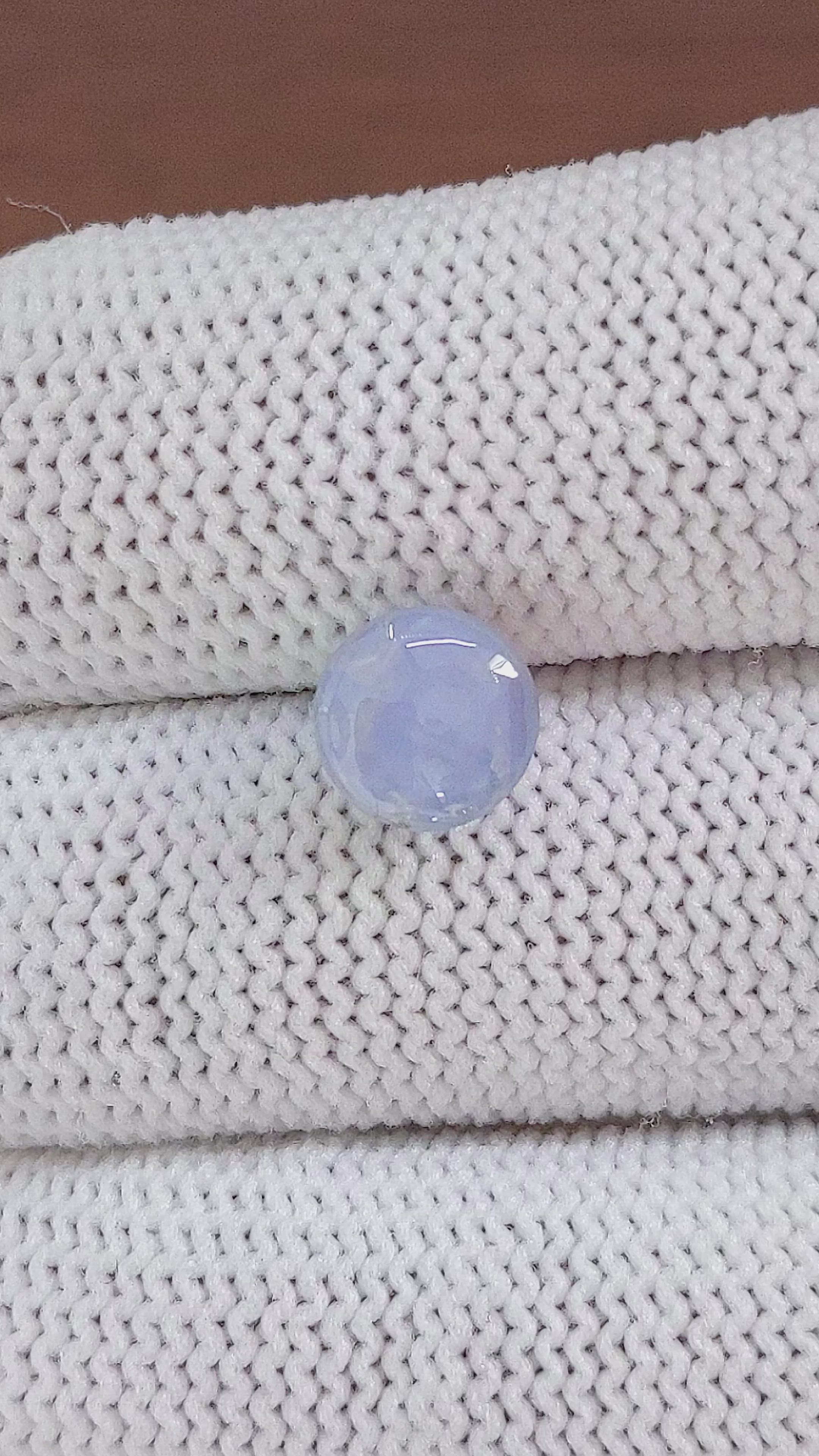 3.00 Ct. Greyish Blue Star Sapphire from Ceylon (Sri Lanka) Size Video