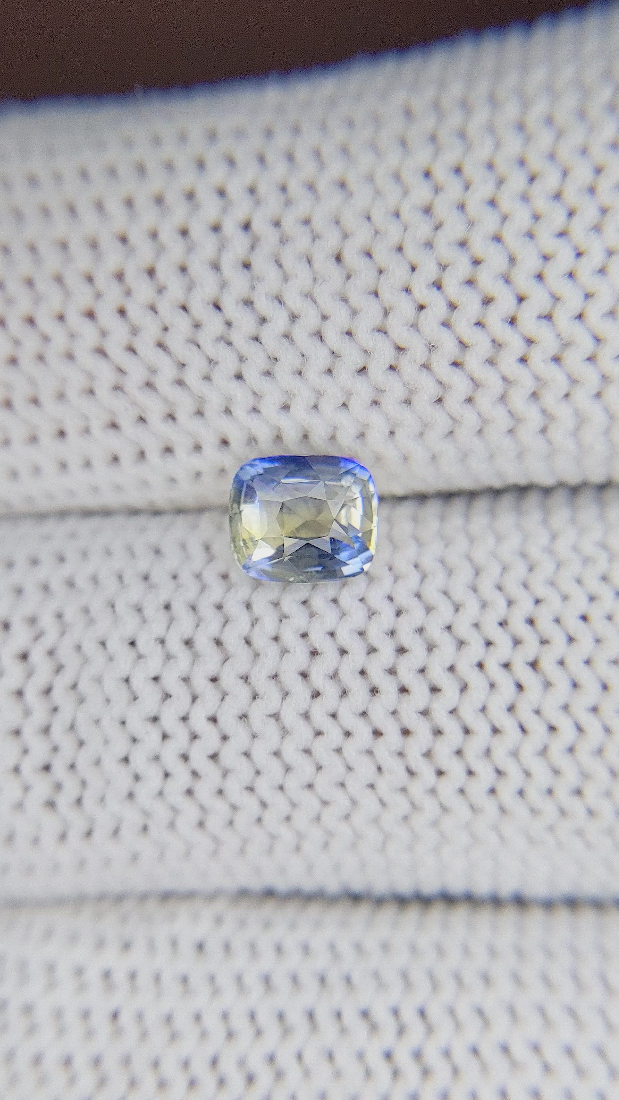 1.17 Ct. Bi Color Sapphire from Madagascar Size Video