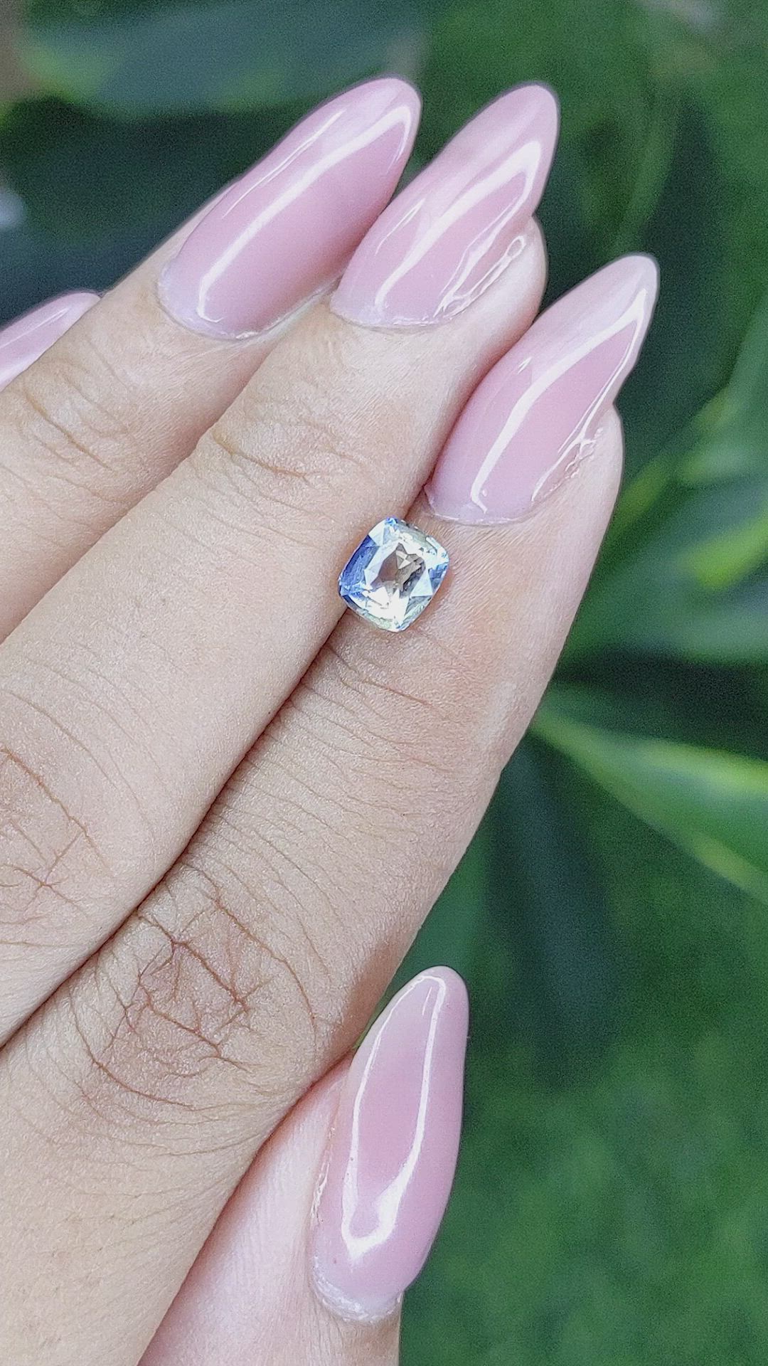 1.17 Ct. Bi Color Sapphire from Madagascar Size Video