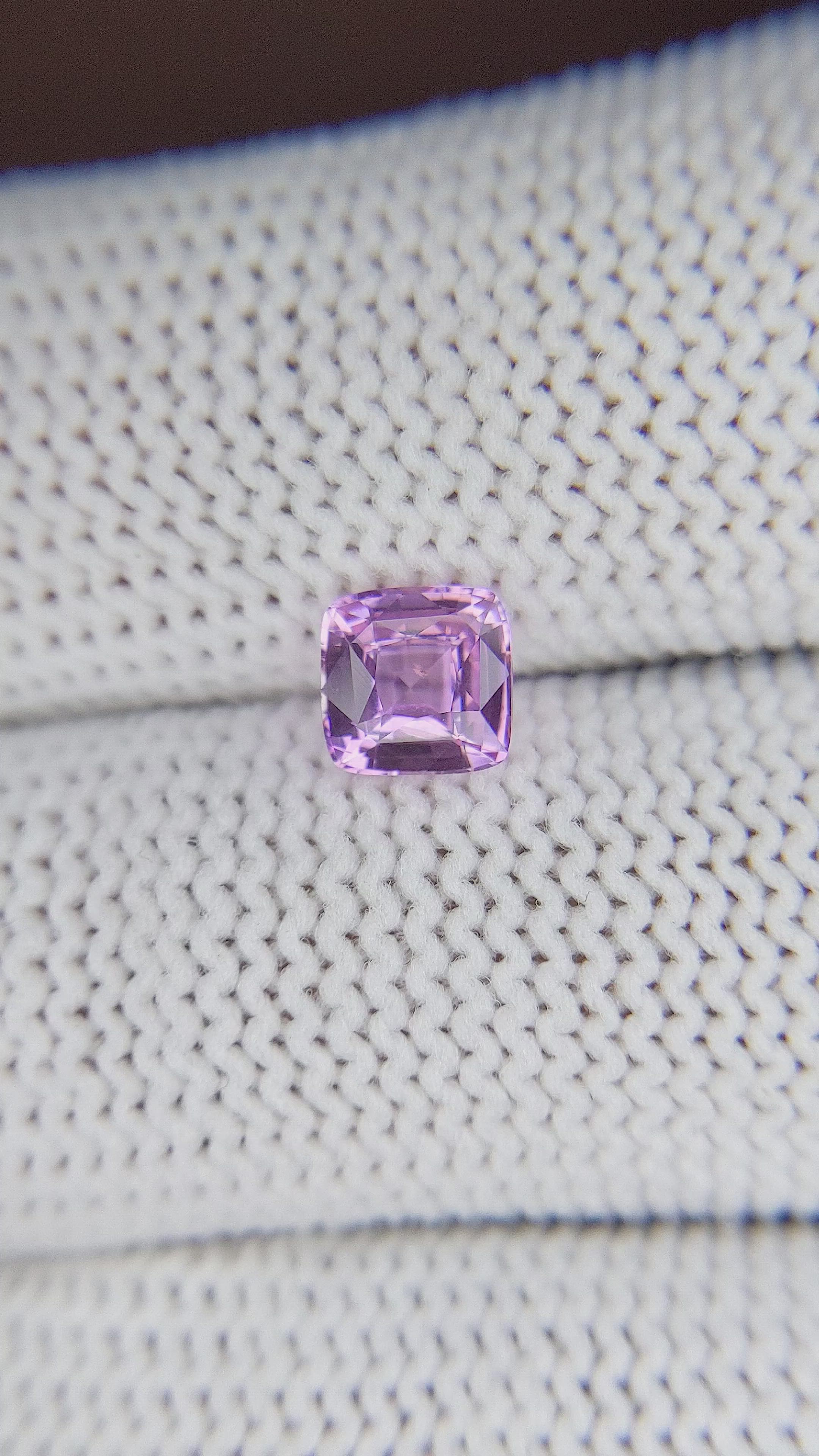 1.04 Ct. Purple Sapphire from Madagascar Size Video