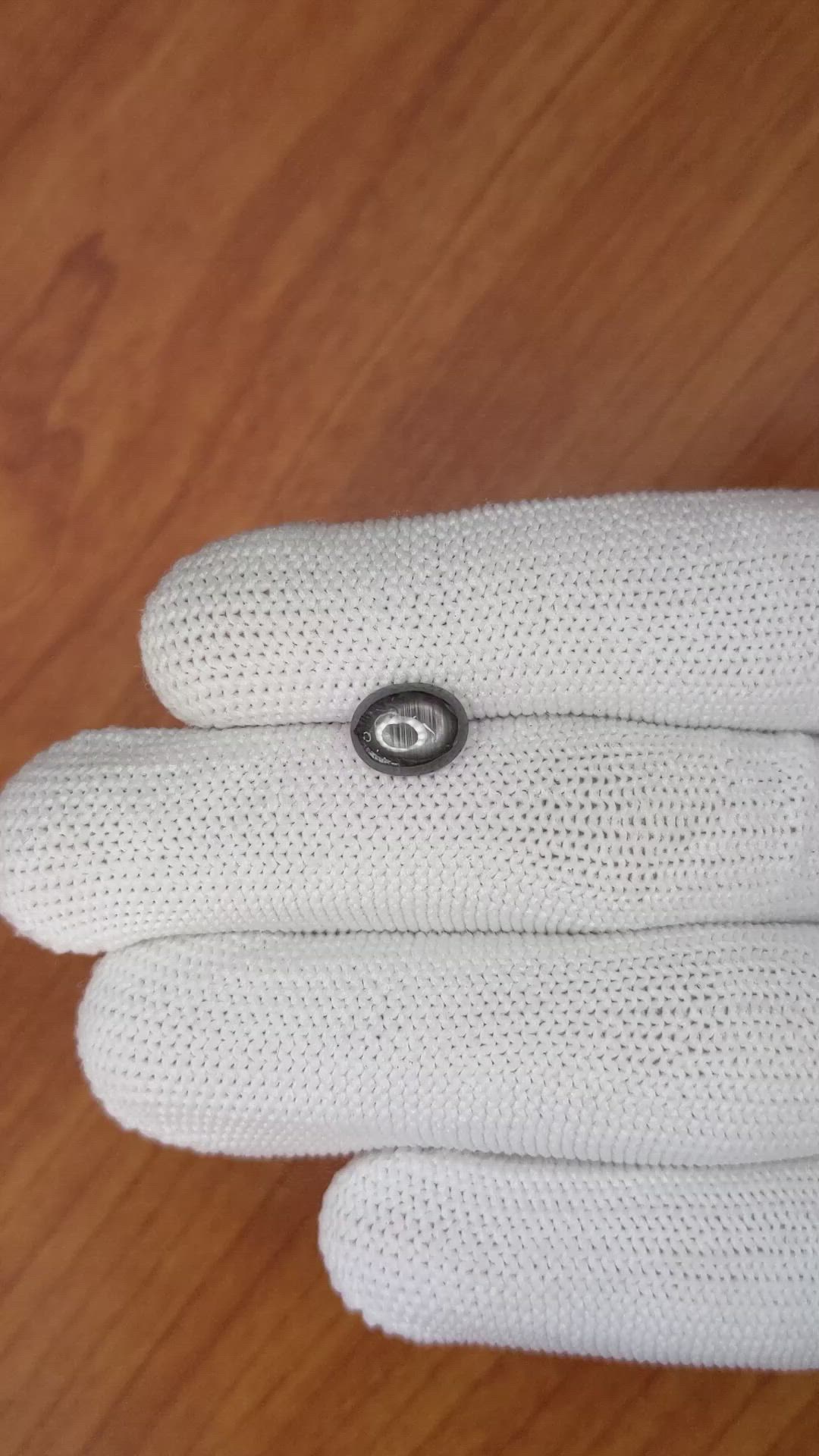 2.28 Ct. Black Star Sapphire from Ceylon (Sri Lanka) Size Video