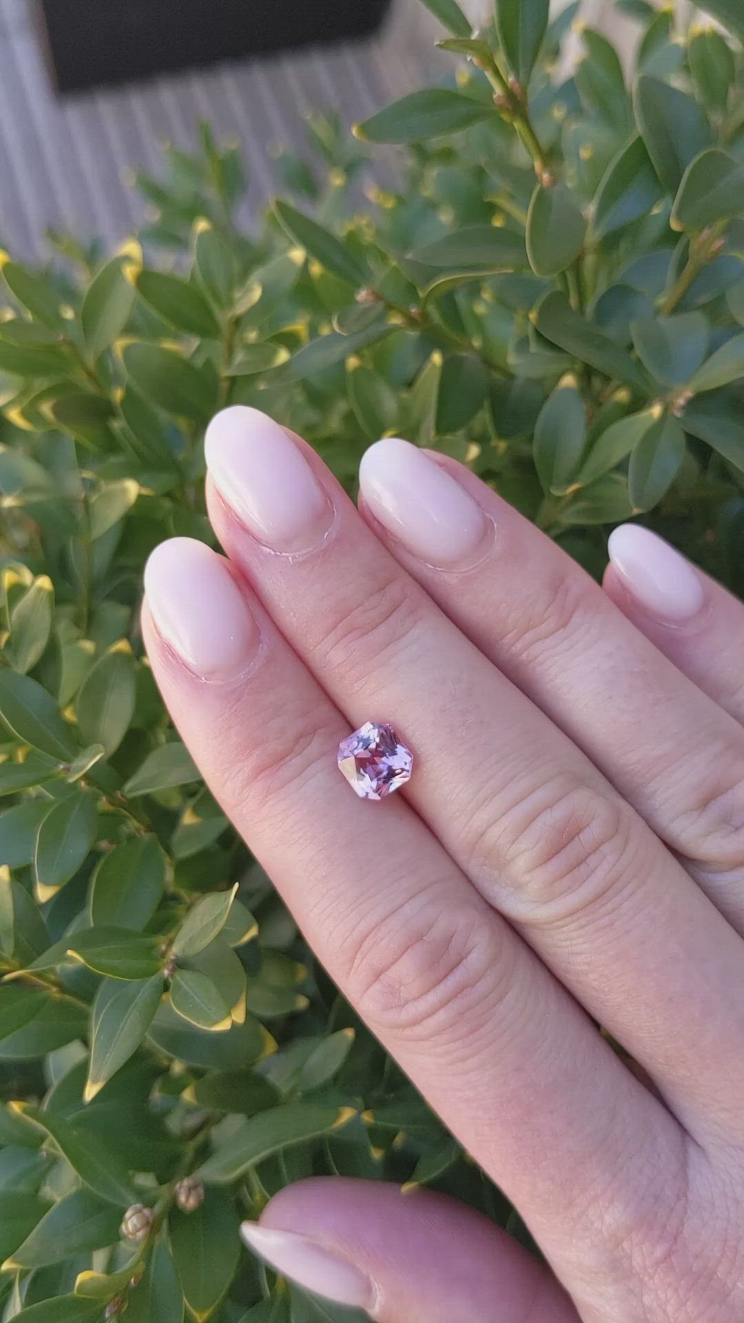 1.69 Ct. Pink Sapphire from Ceylon (Sri Lanka) Size Video