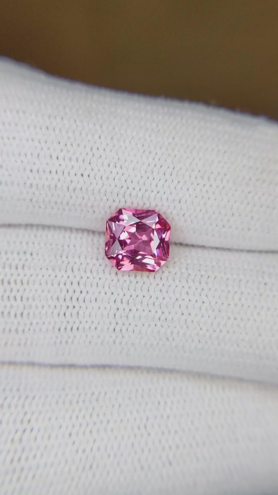1.69 Ct. Pink Sapphire from Ceylon (Sri Lanka) Size Video