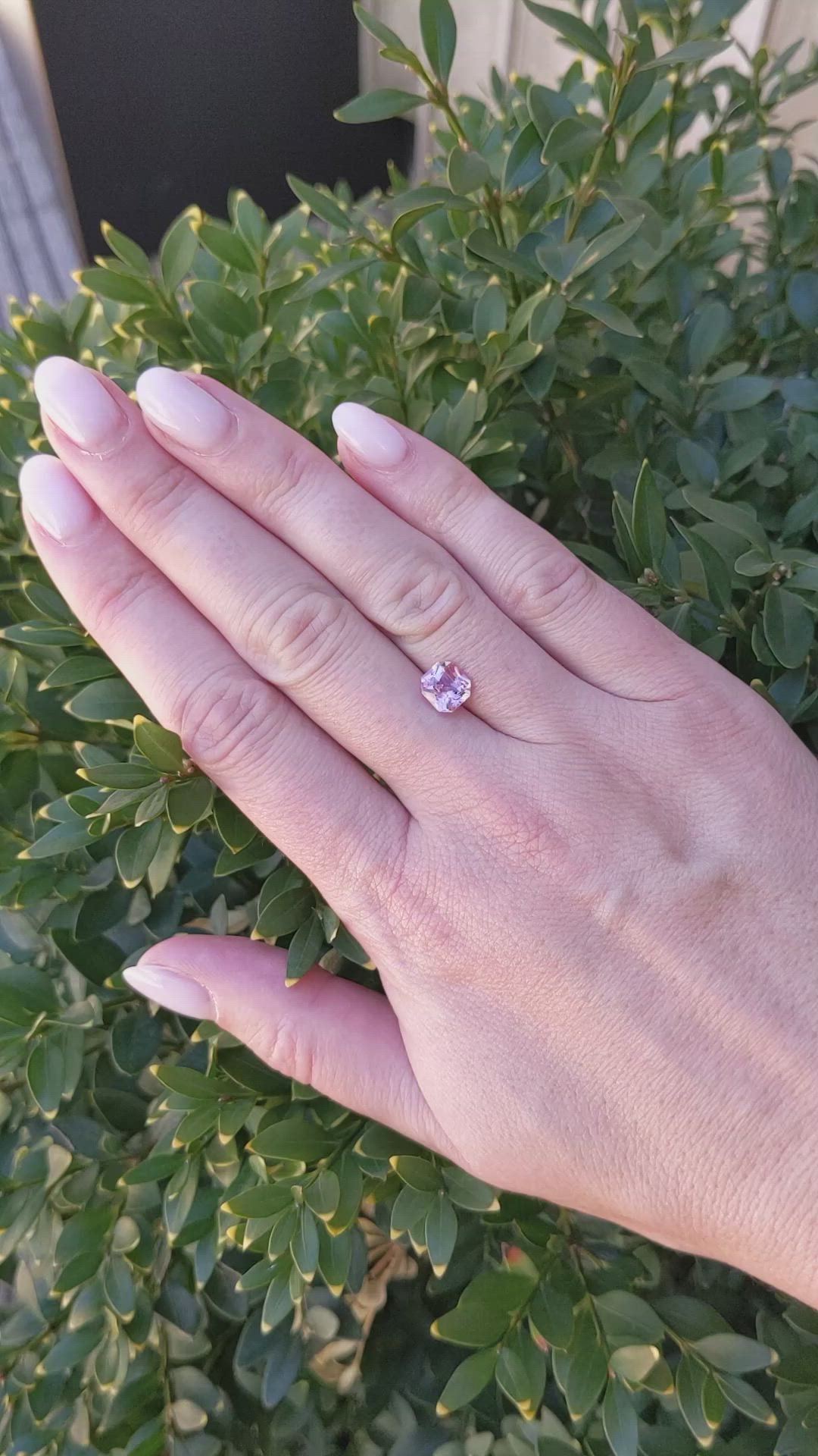 1.69 Ct. Pink Sapphire from Ceylon (Sri Lanka) Size Video