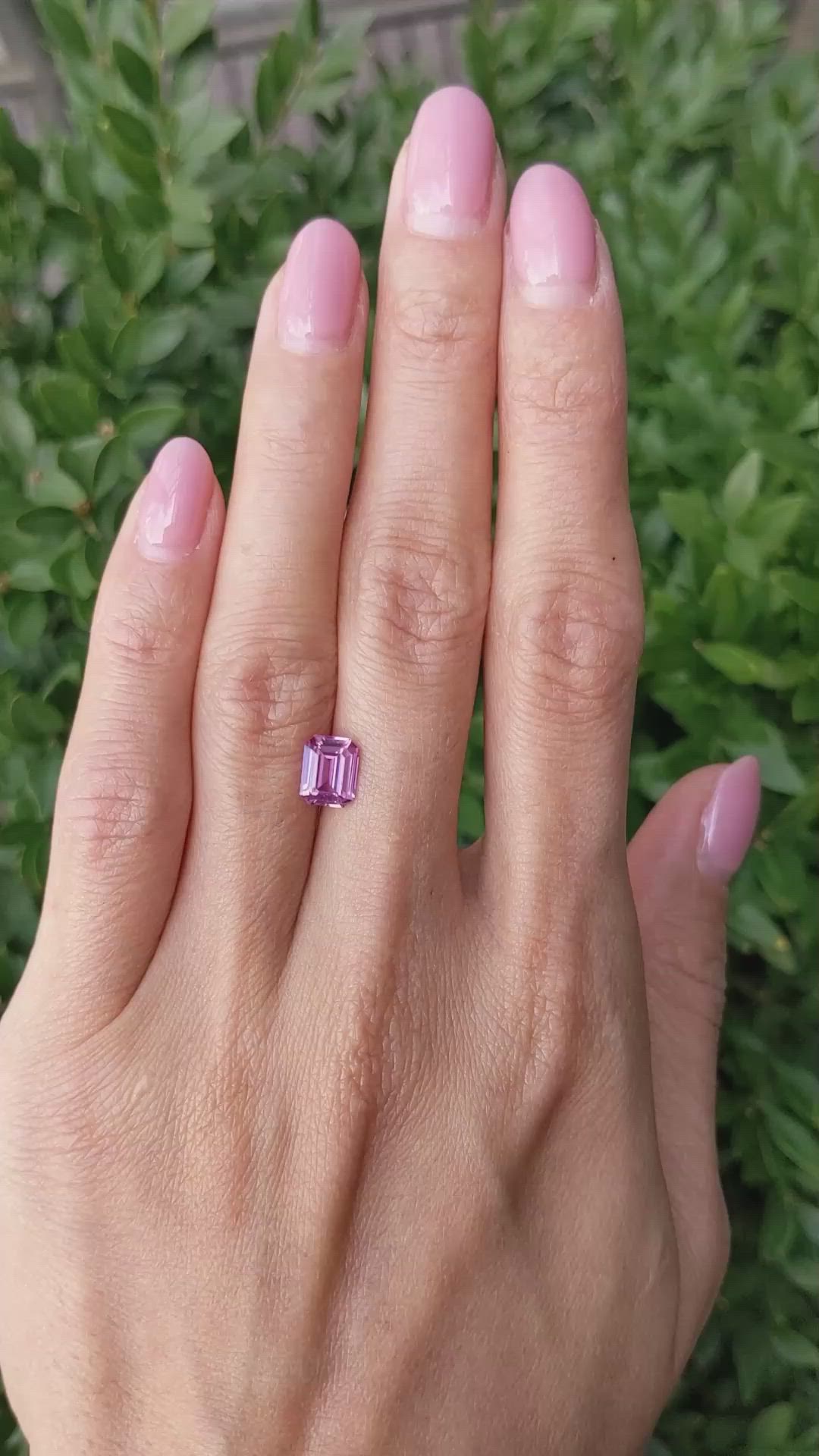 1.51 Ct. Pink Sapphire from Ceylon (Sri Lanka) Size Video