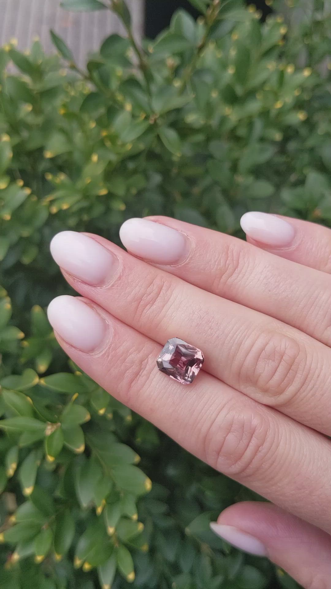 3.60 Ct. Orangish Brown Sapphire from Ceylon (Sri Lanka) Size Video