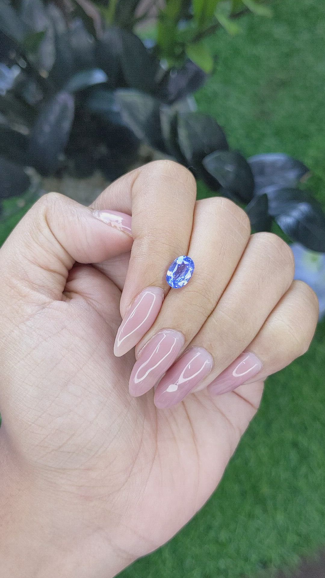 1.97 Ct. Blue Sapphire from Tanzania Size Video