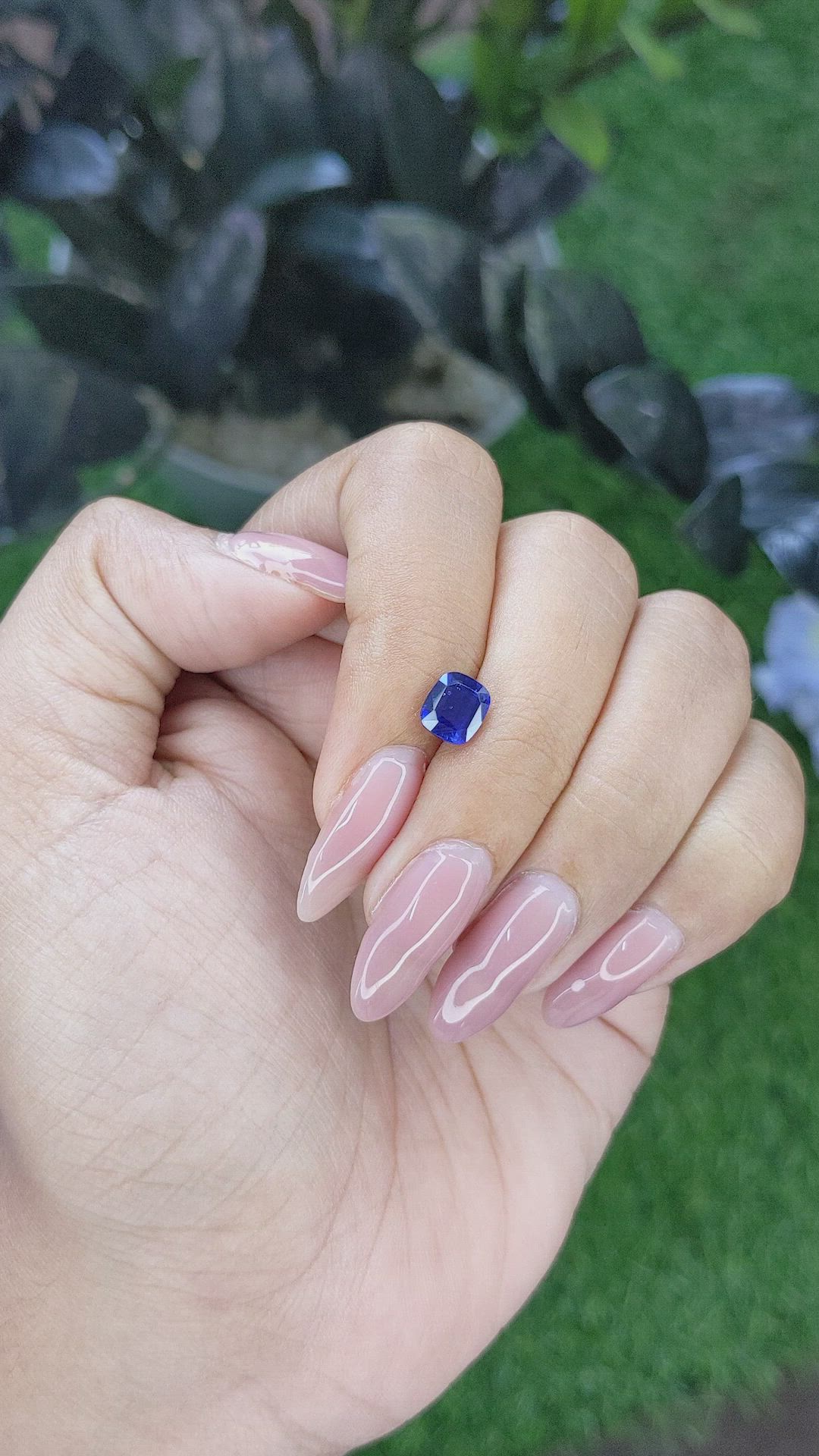 1.51 Ct. Blue Sapphire from Tanzania Size Video