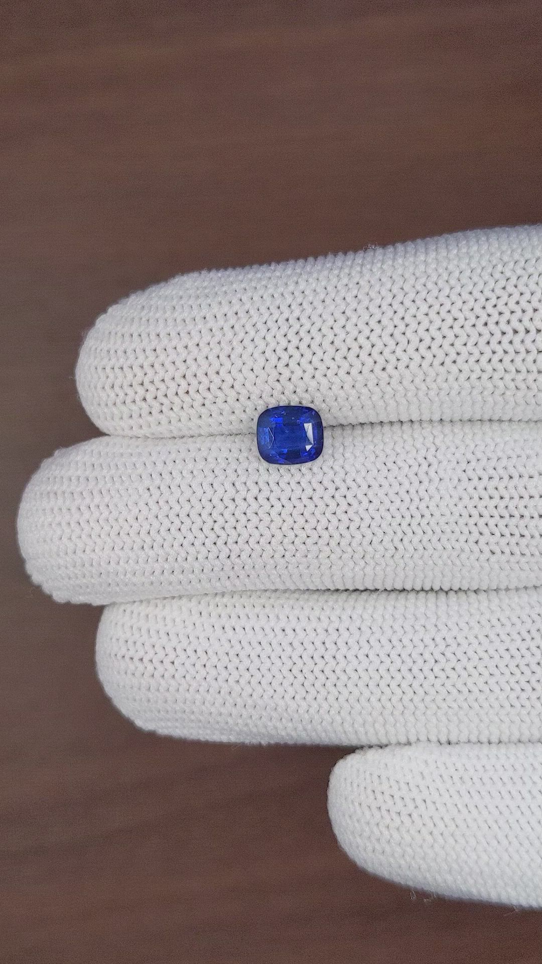 1.51 Ct. Blue Sapphire from Tanzania Size Video